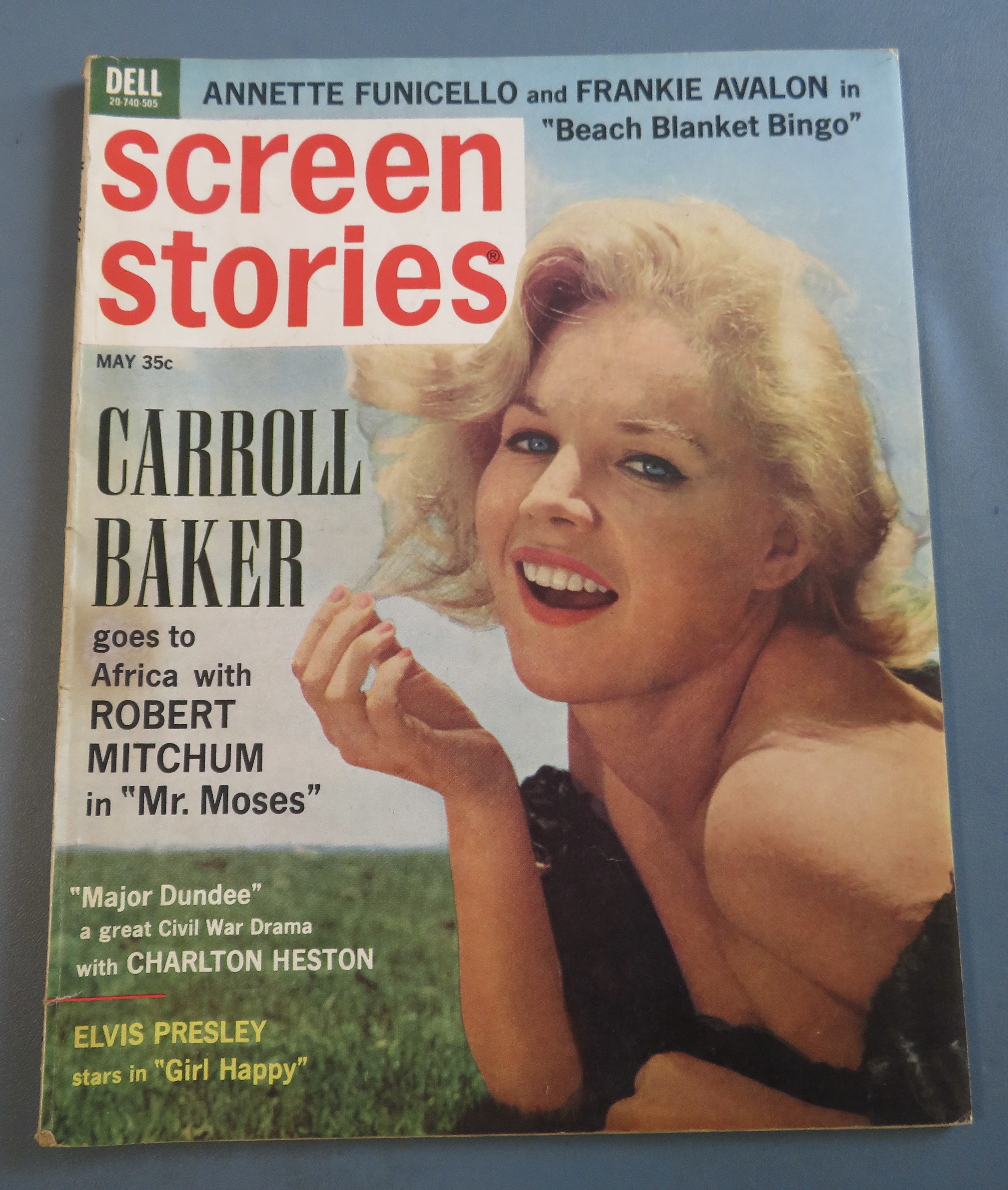 Screen Stories Magazine May 1965 Carroll Baker