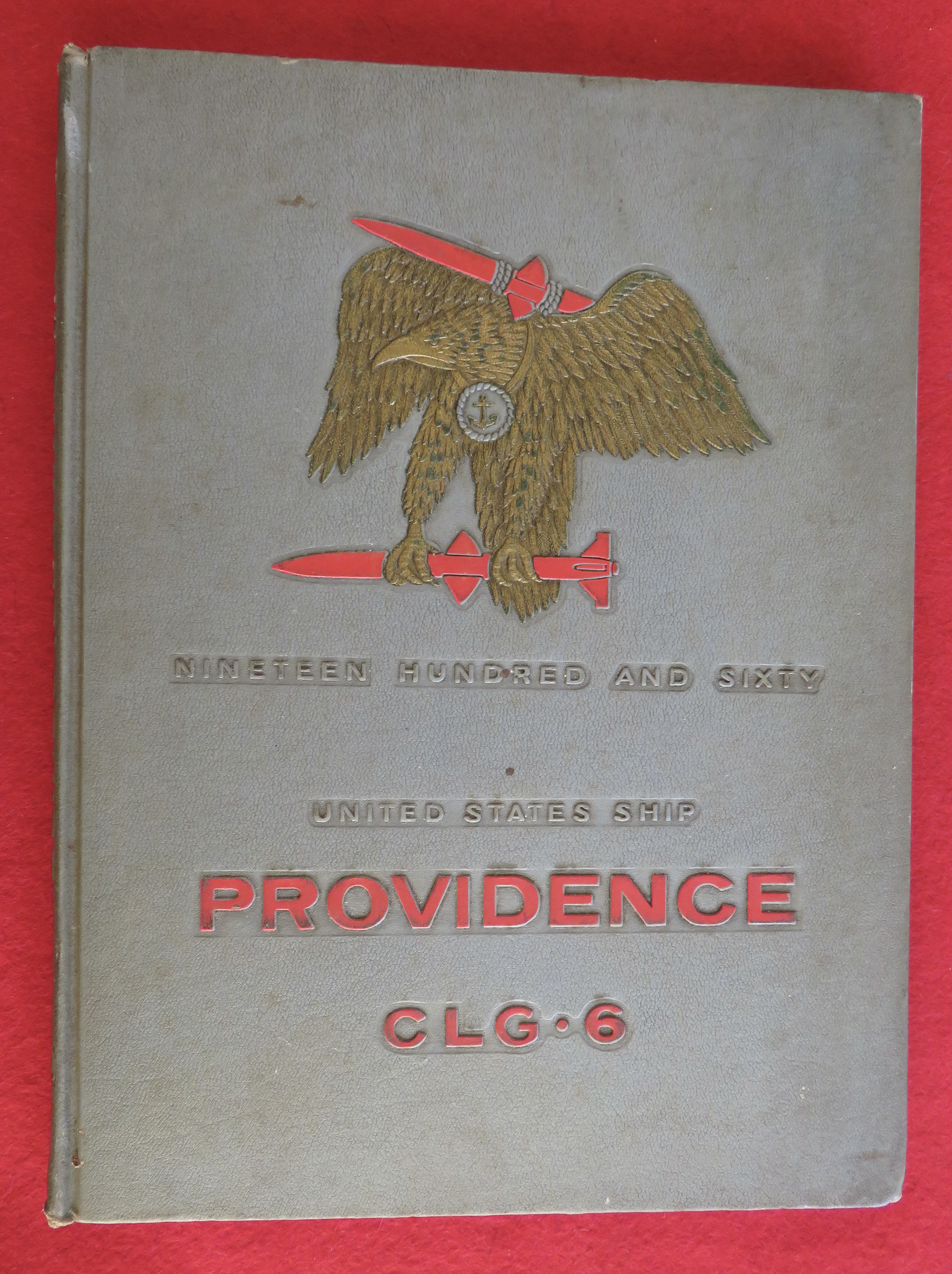 Original 1960 US Ship Providence Military Yearbook