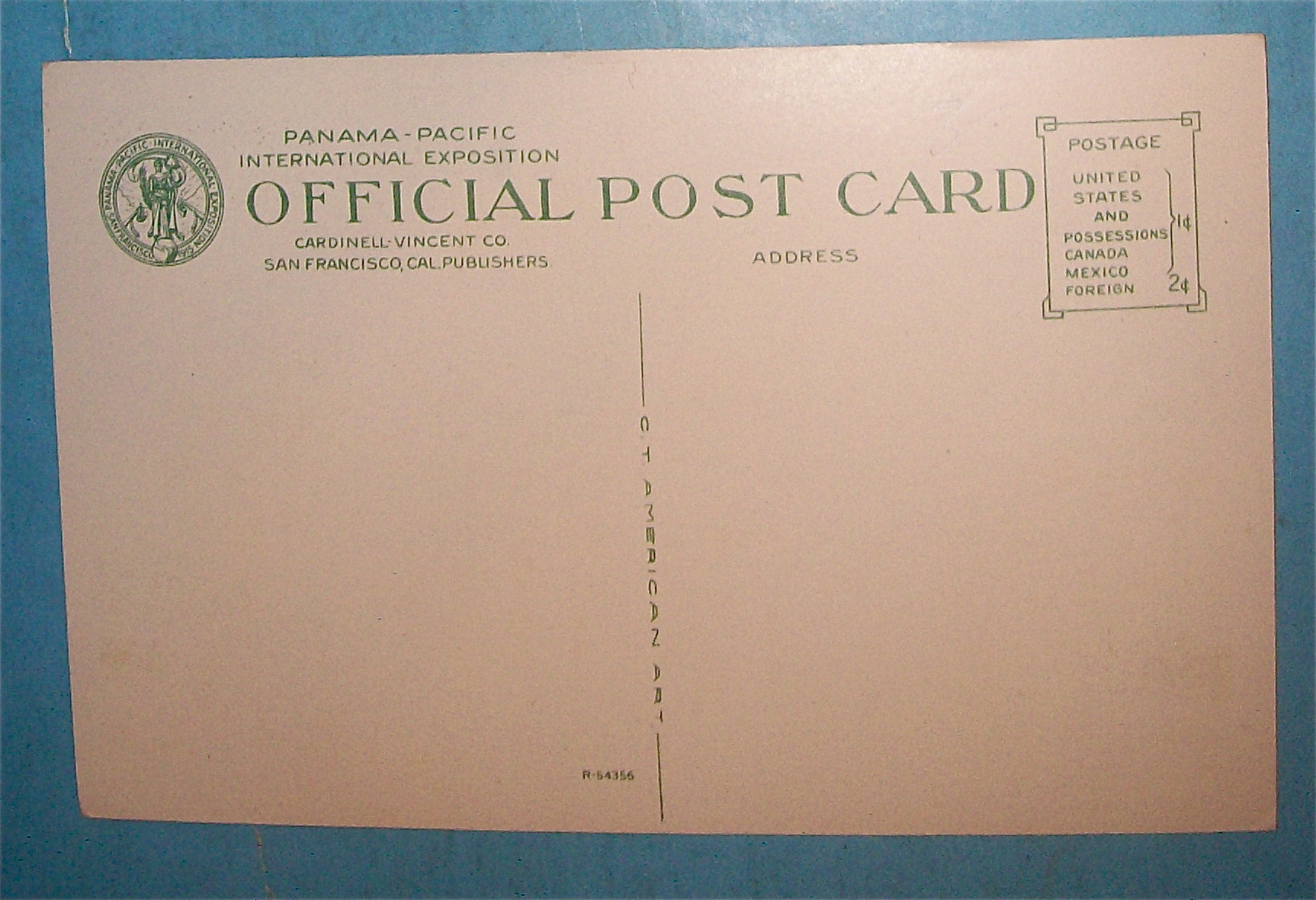 Colonnade In Court Of The Universe Postcard