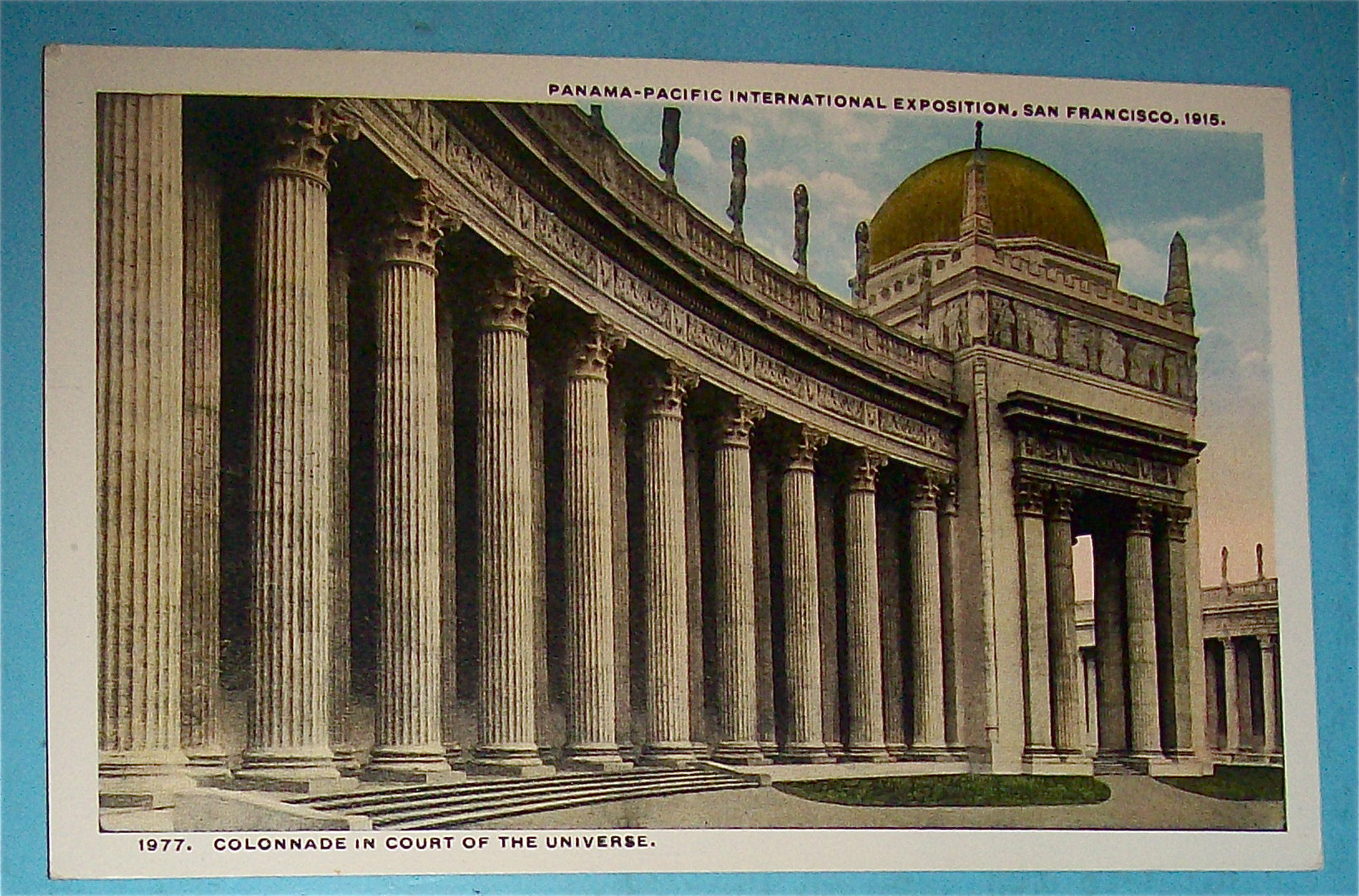 Colonnade In Court Of The Universe Postcard