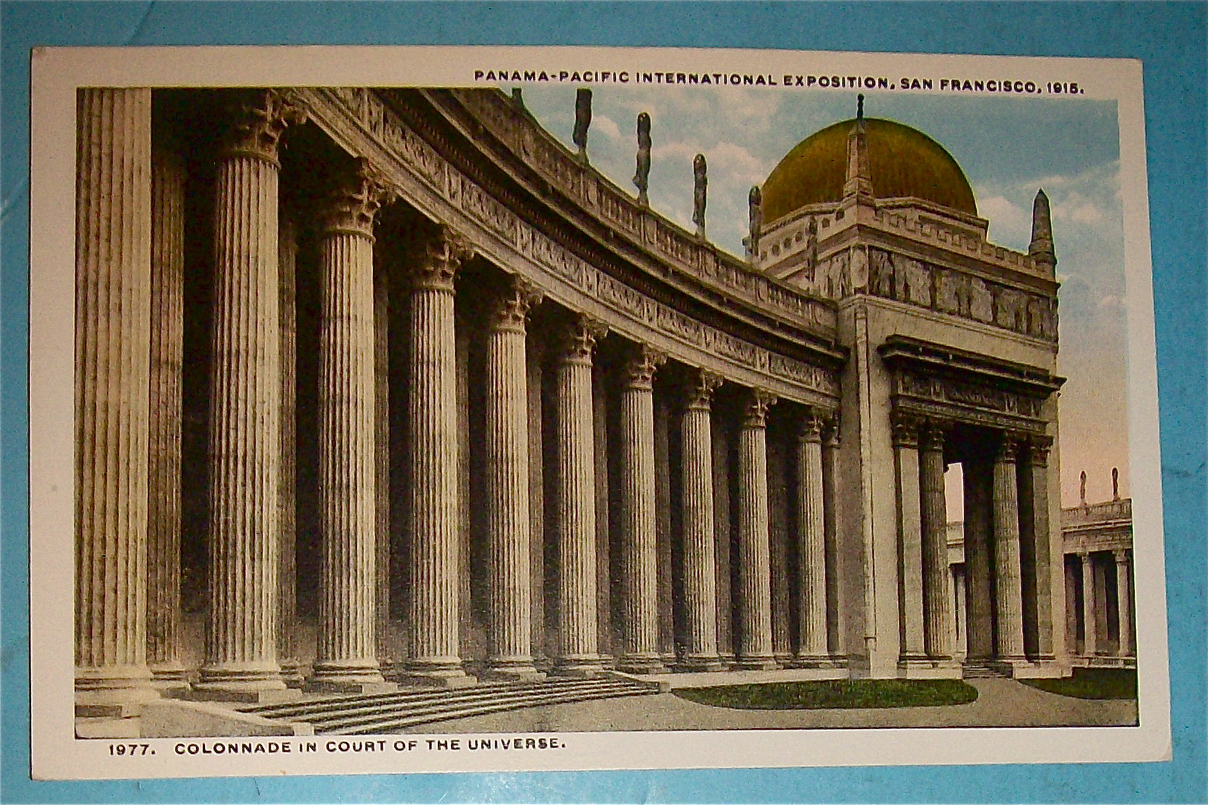Colonnade In Court Of The Universe Postcard