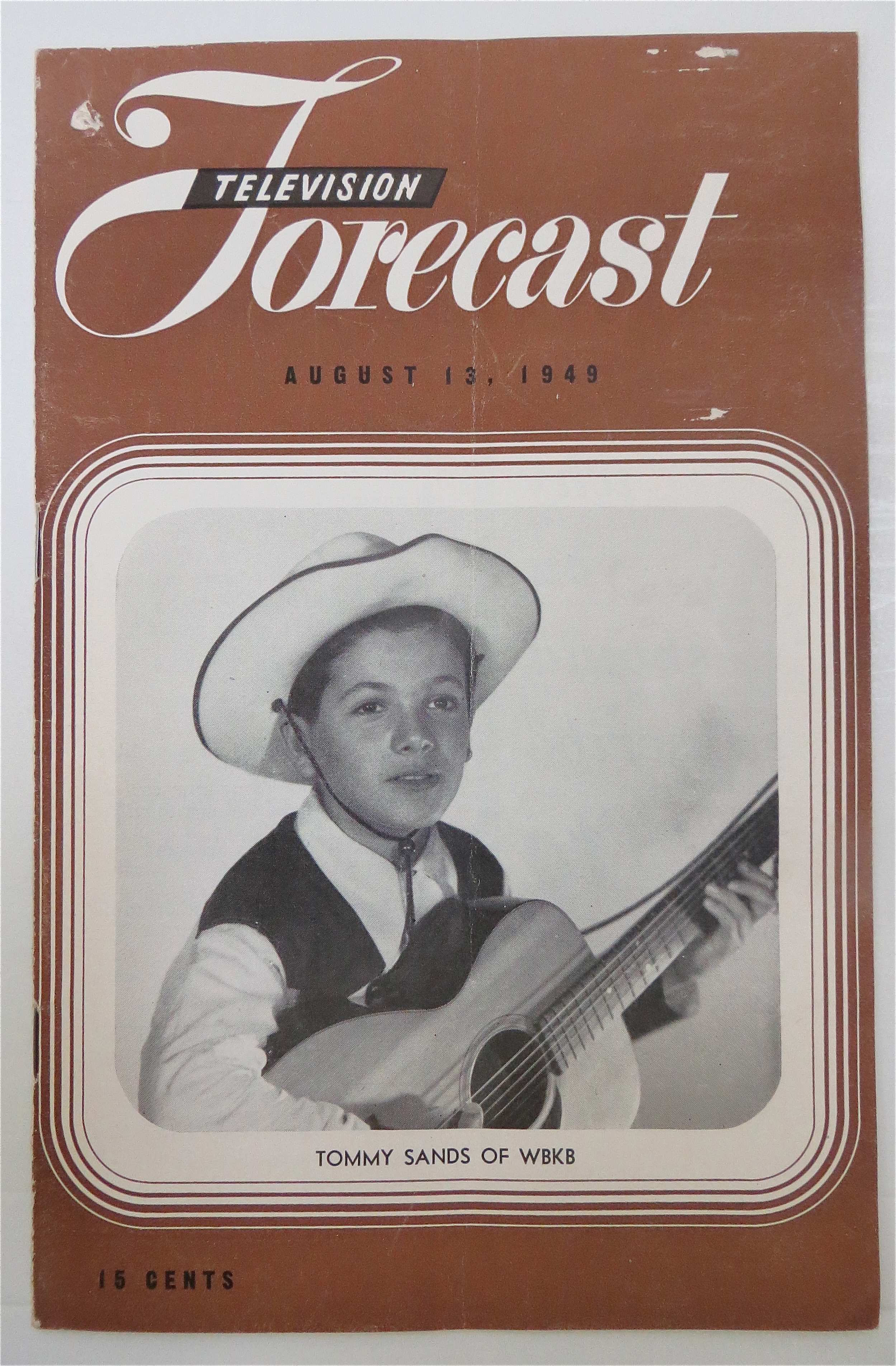 Television Forecast August 13, 1949 Tommy Sands