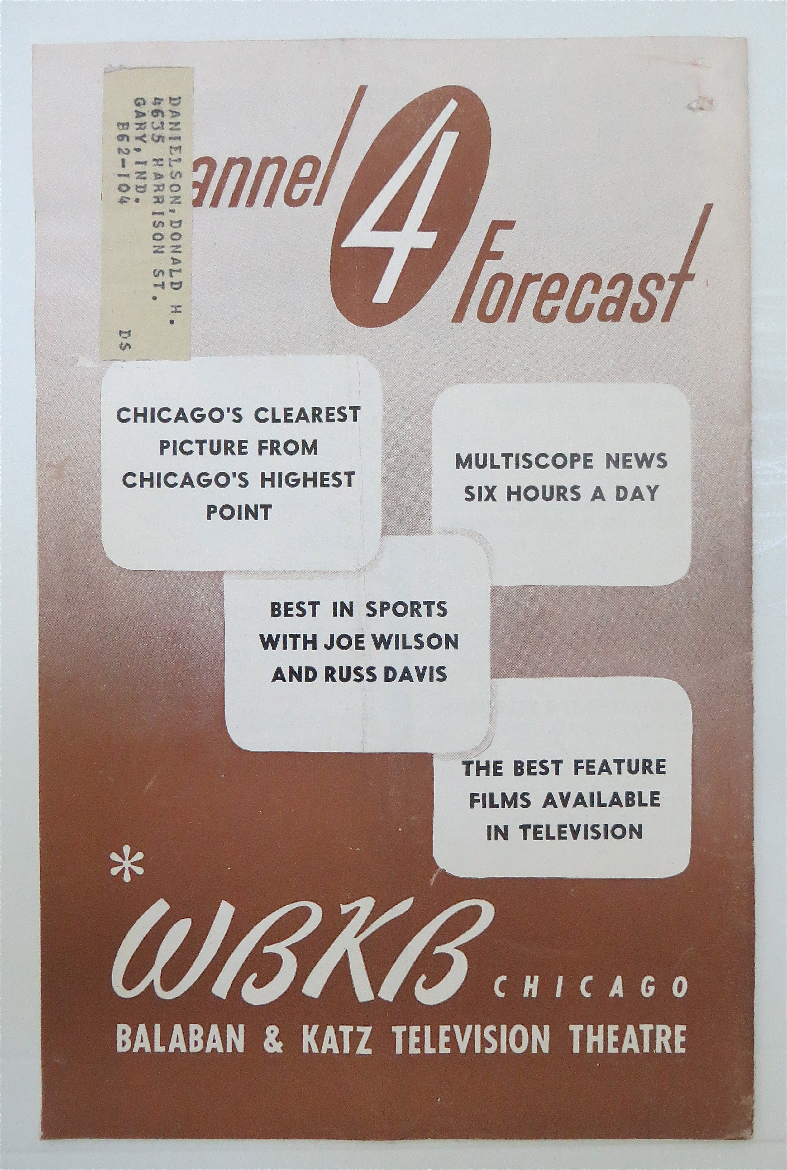 Television Forecast August 13, 1949 Tommy Sands