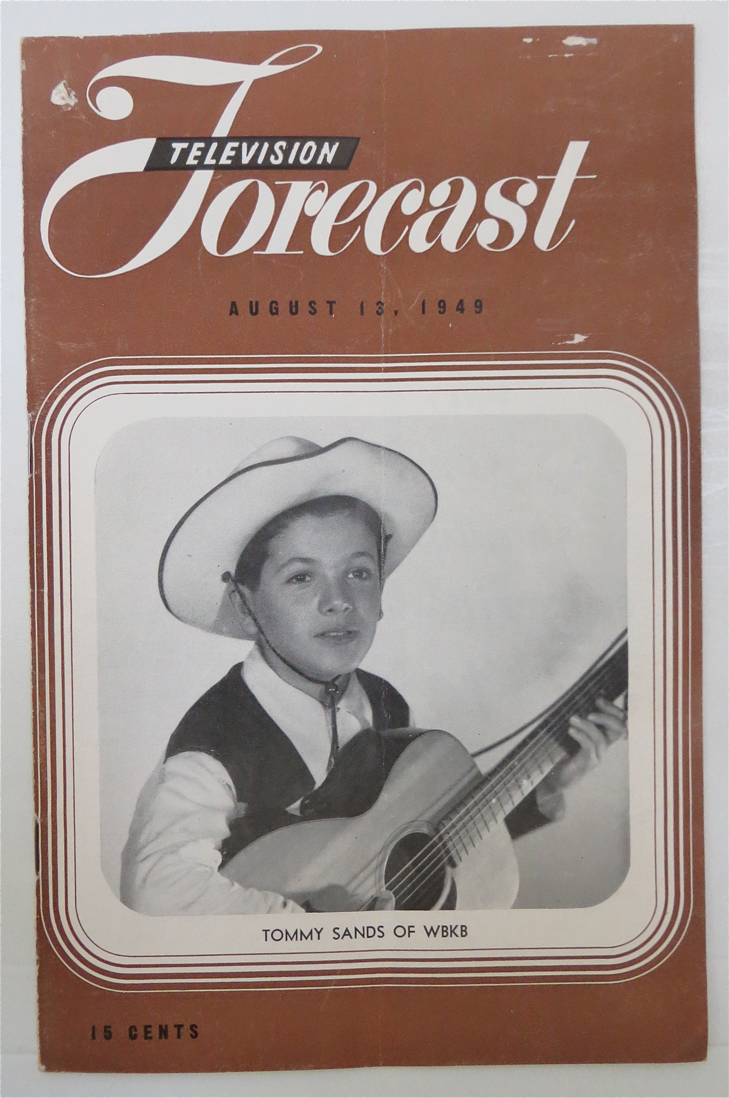 Television Forecast August 13, 1949 Tommy Sands