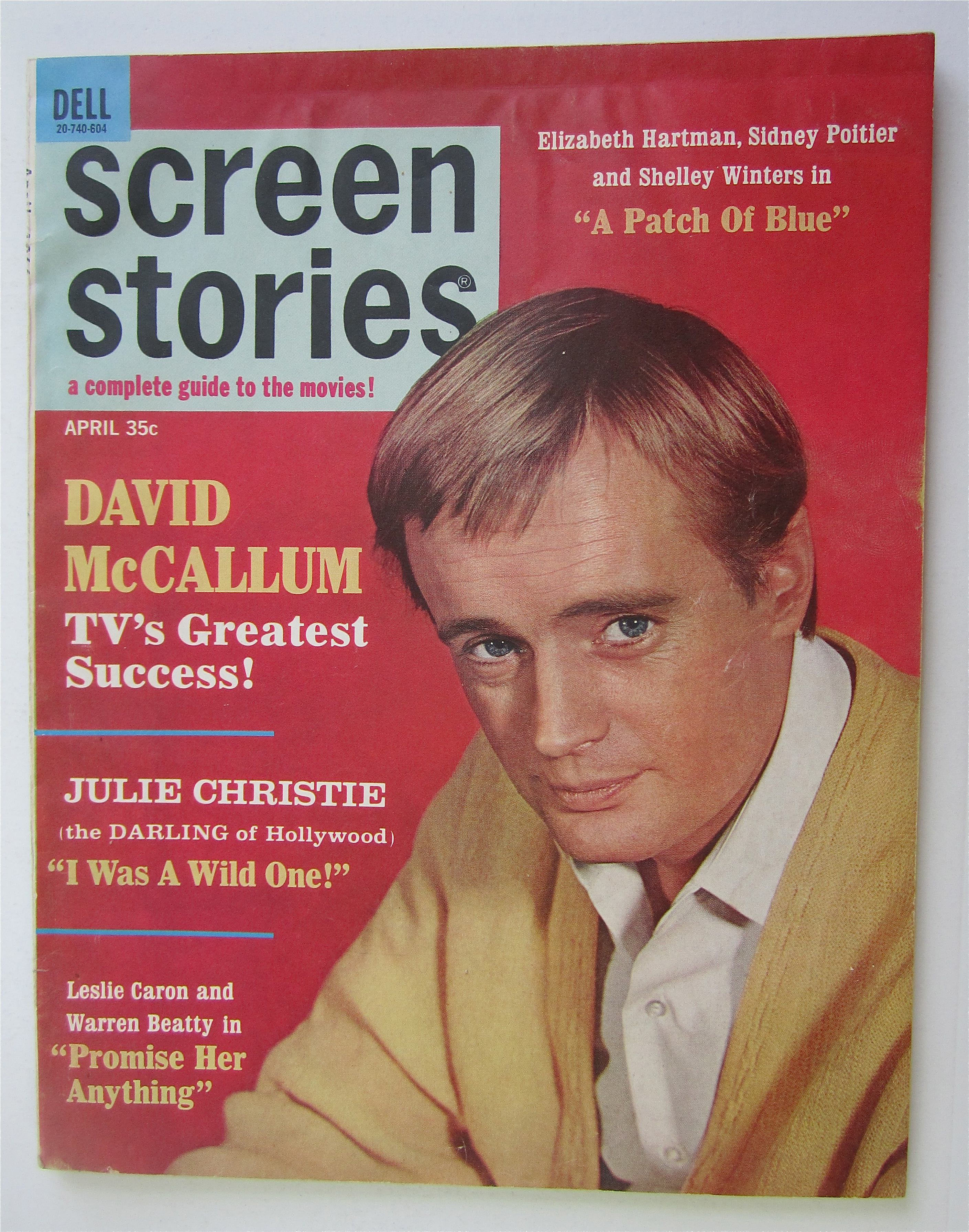 Screen Stories Magazine April 1966 David McCallum