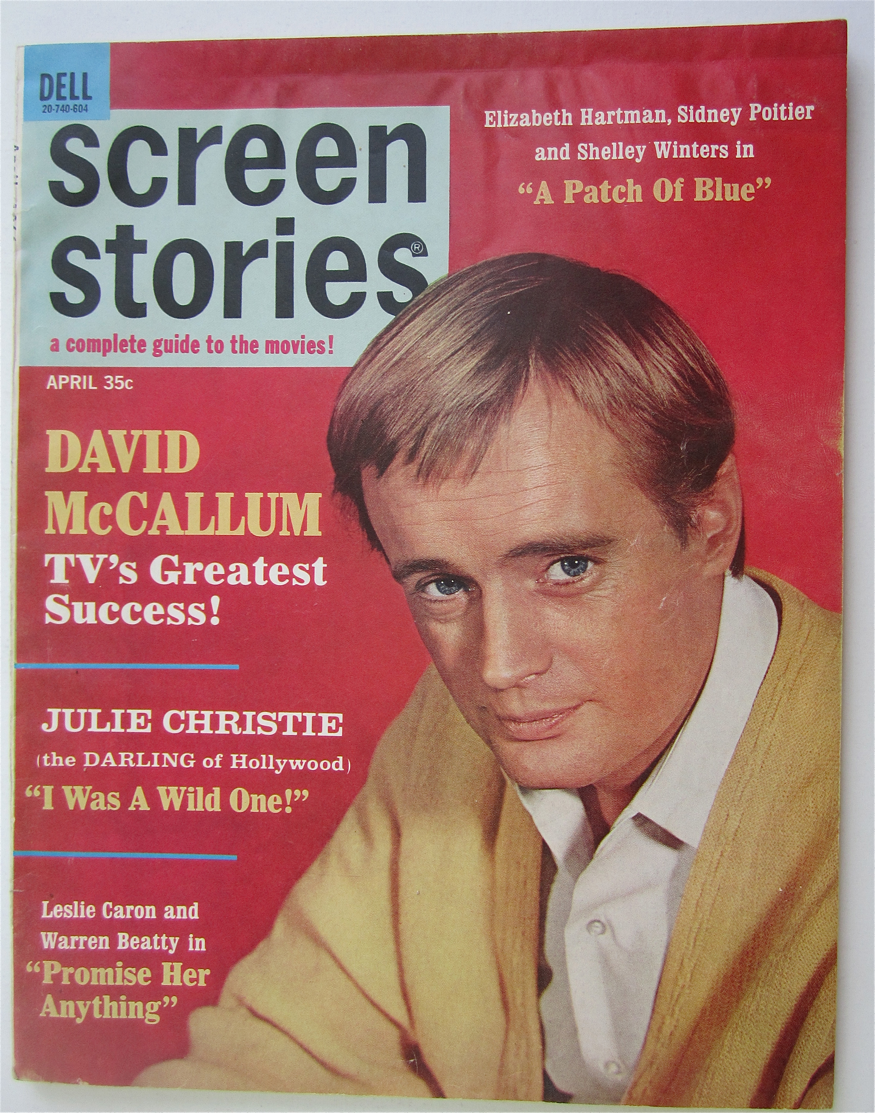 Screen Stories Magazine April 1966 David McCallum