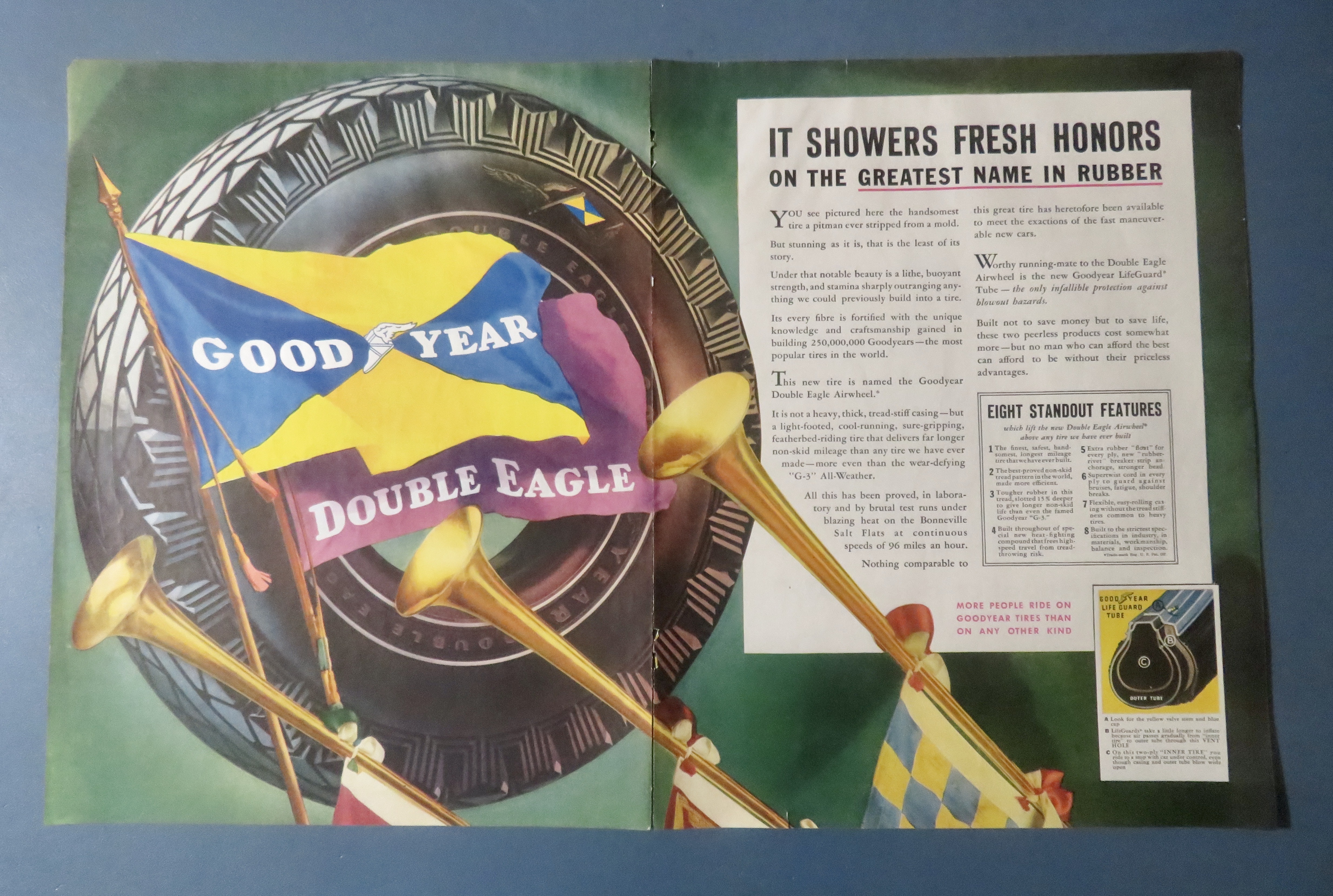 1936 Good Year Tires with Double Eagle Airwheel Tires