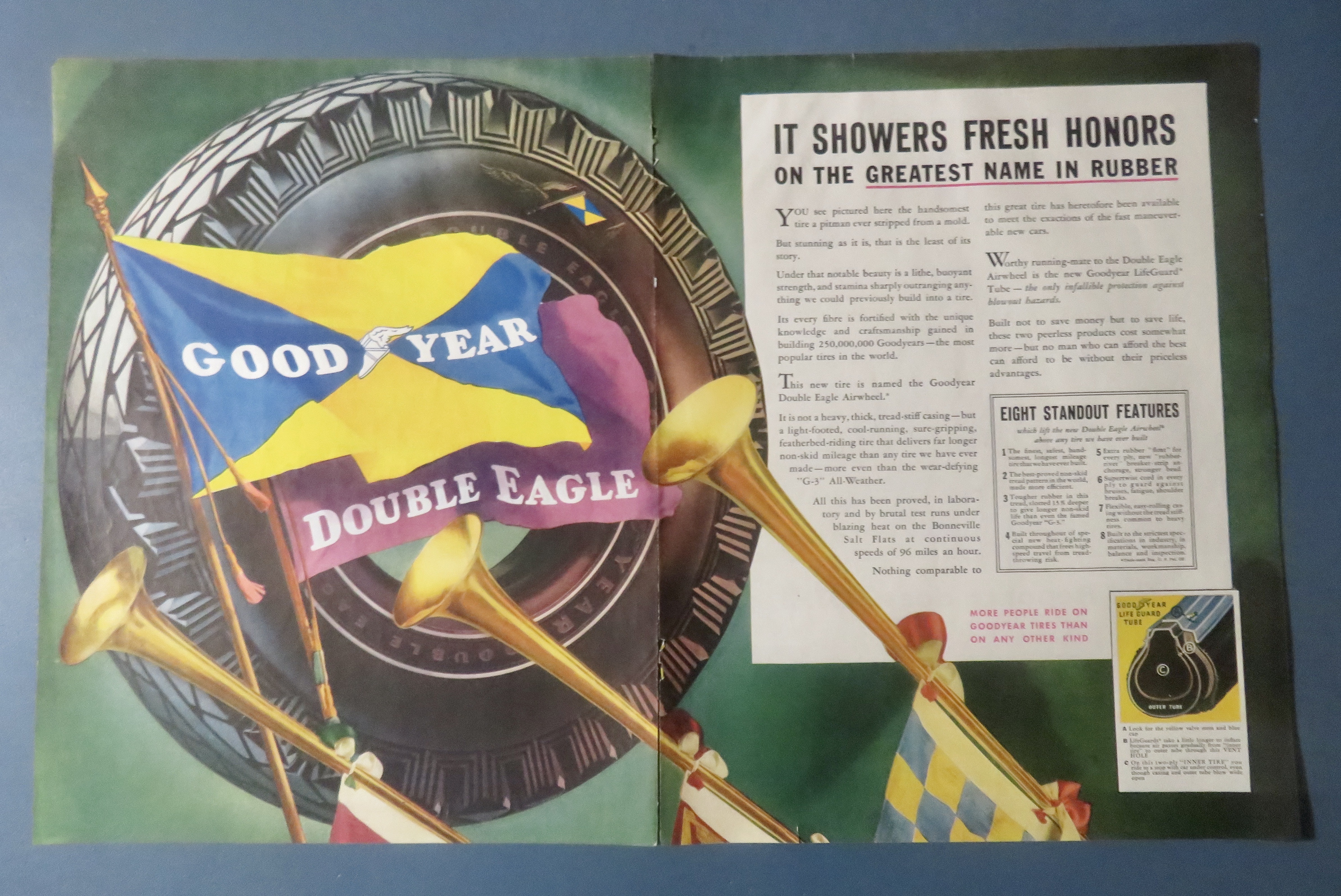 1936 Good Year Tires with Double Eagle Airwheel Tires