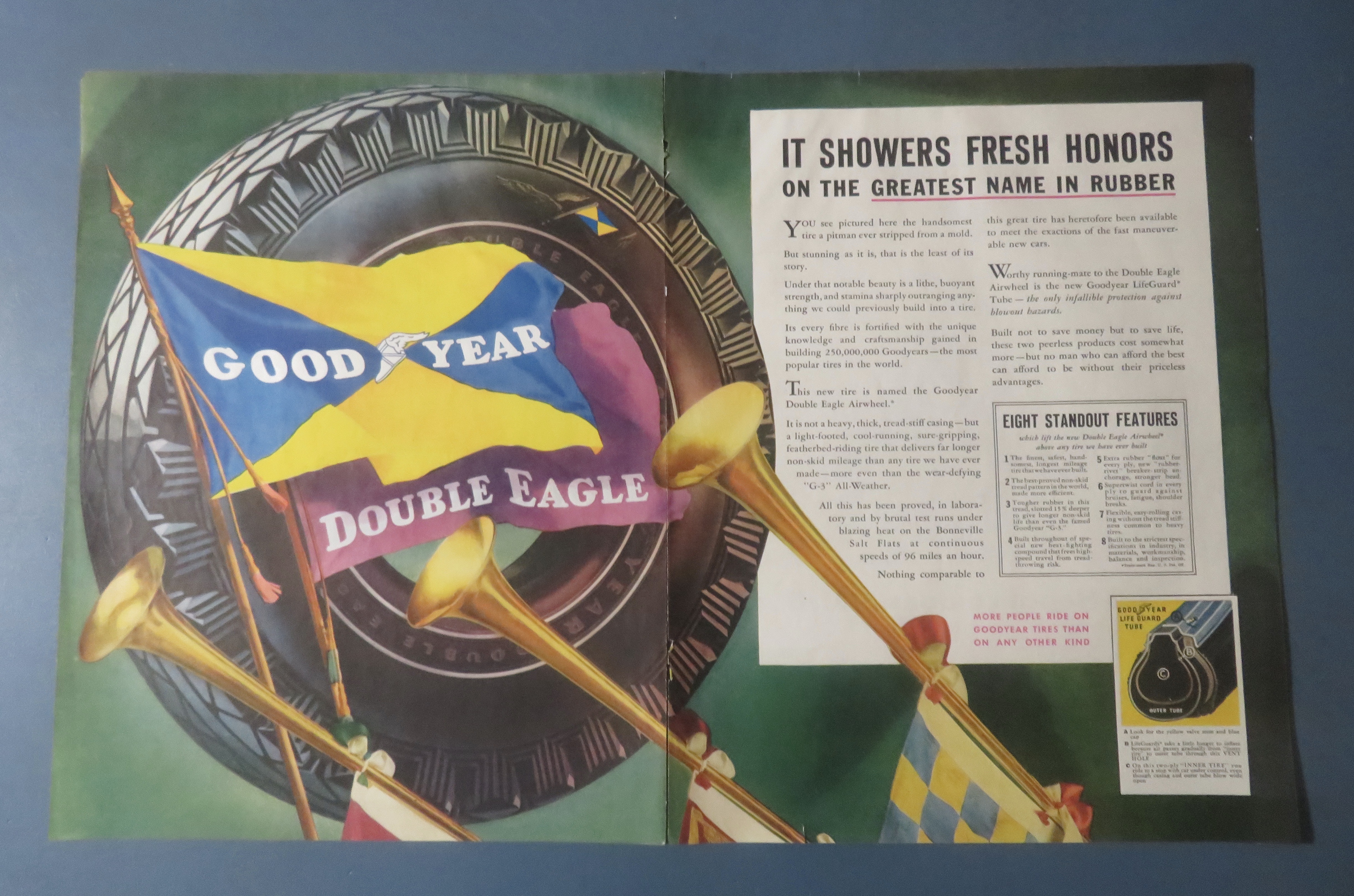 1936 Good Year Tires with Double Eagle Airwheel Tires