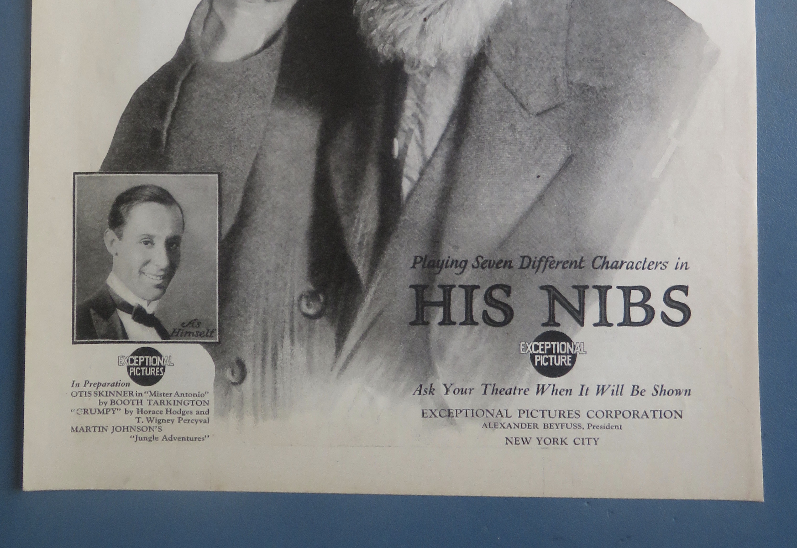 1922 His Nibs with Charles (Chic) Sale