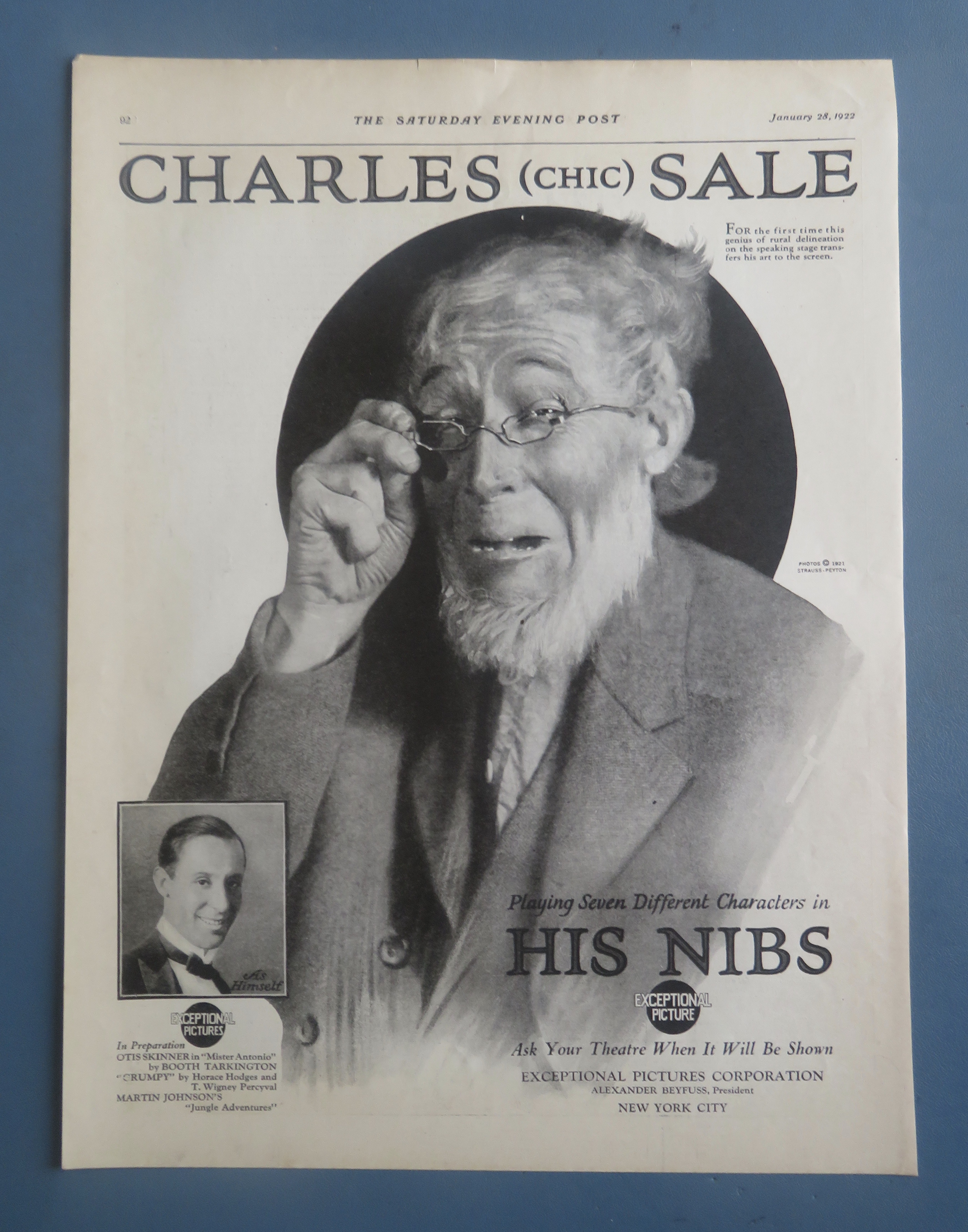1922 His Nibs with Charles (Chic) Sale