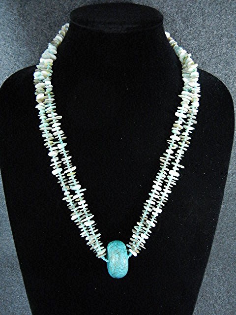 Native American Turquoise Sterling Silver Larimar