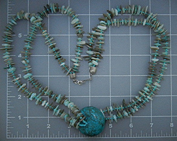 Native American Turquoise Sterling Silver Larimar