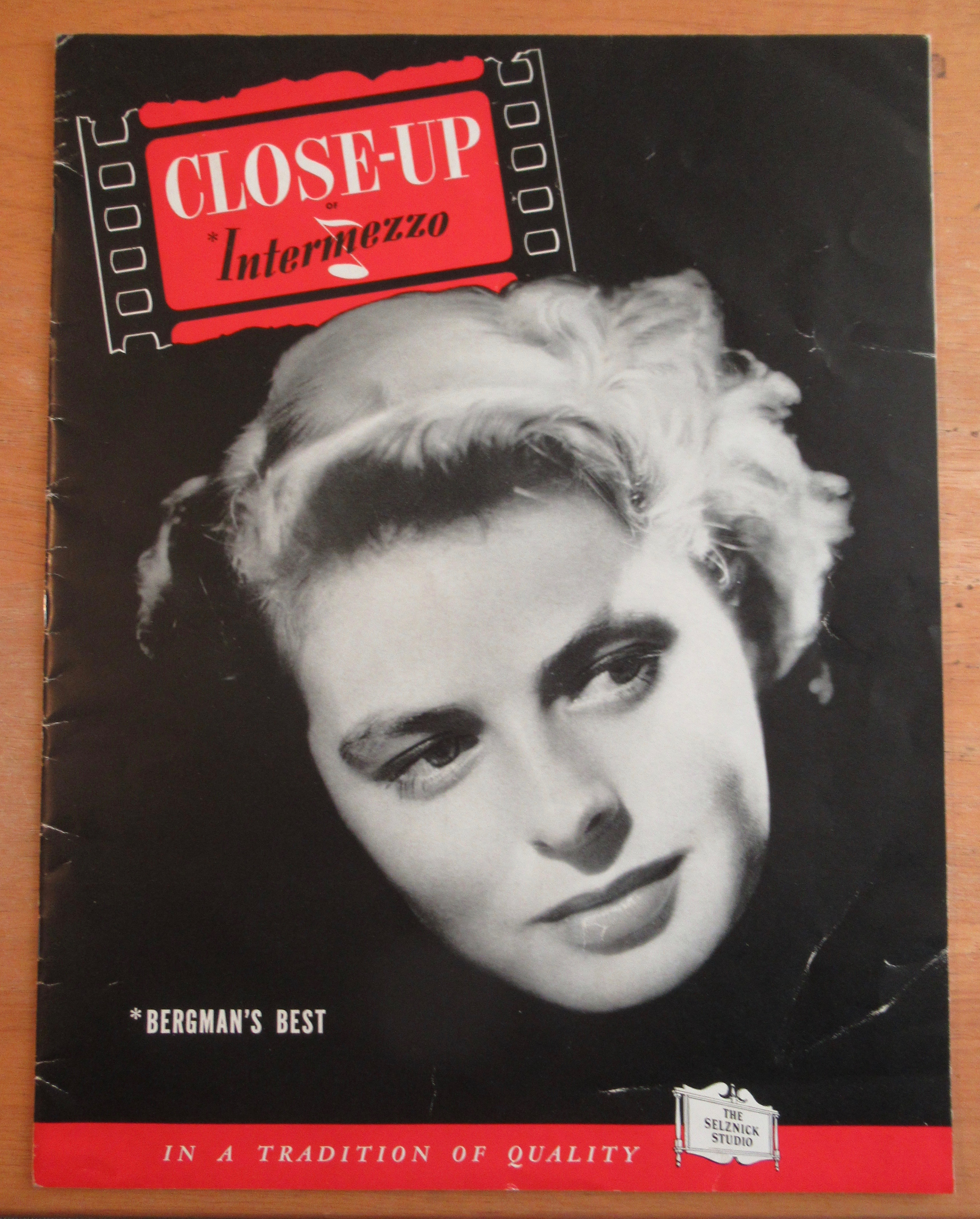 Close Up Intermezzo Magazine 1948 Ingrid Bergman