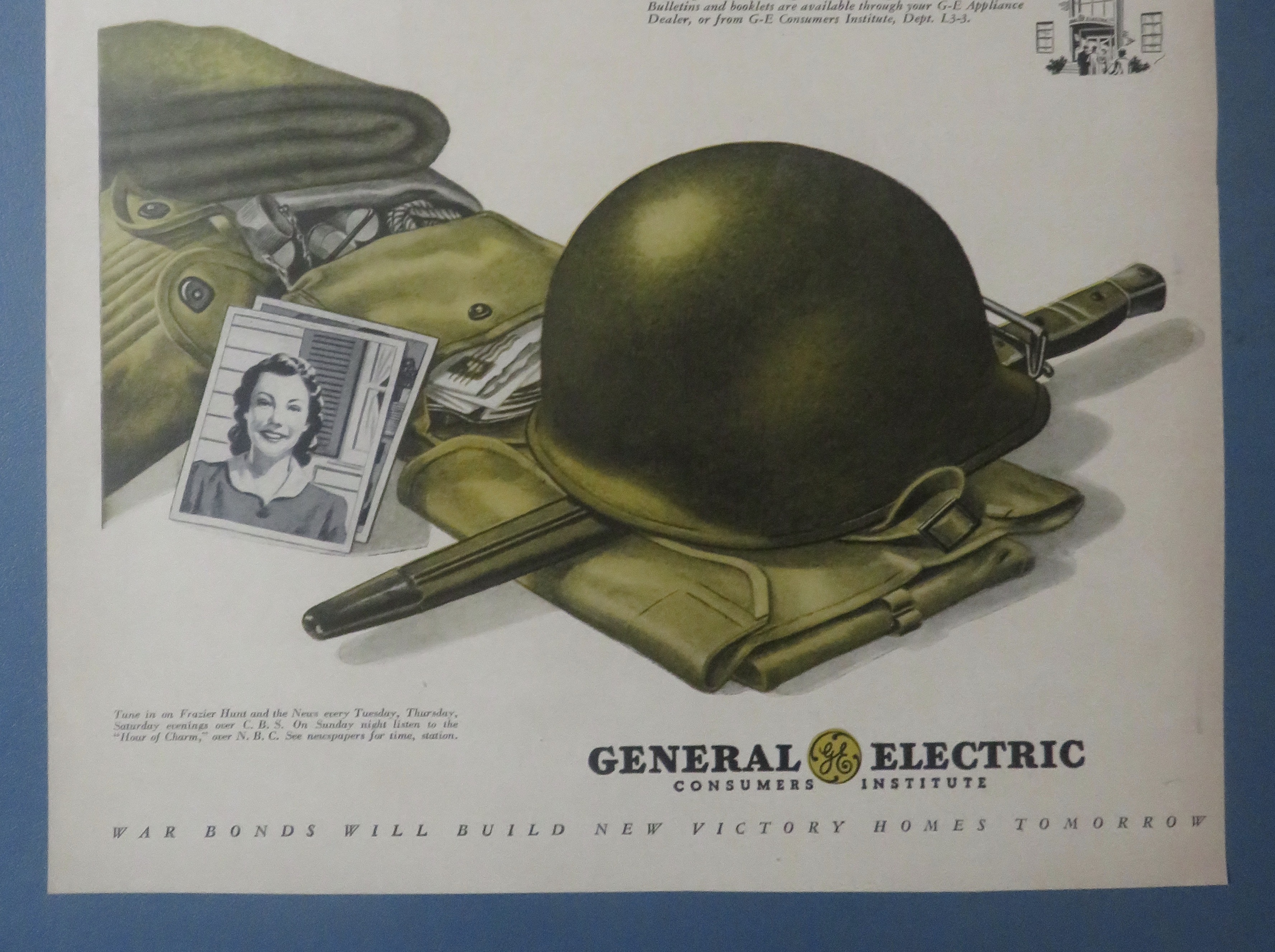 1940's General Electric  w/Soldier's Stuff