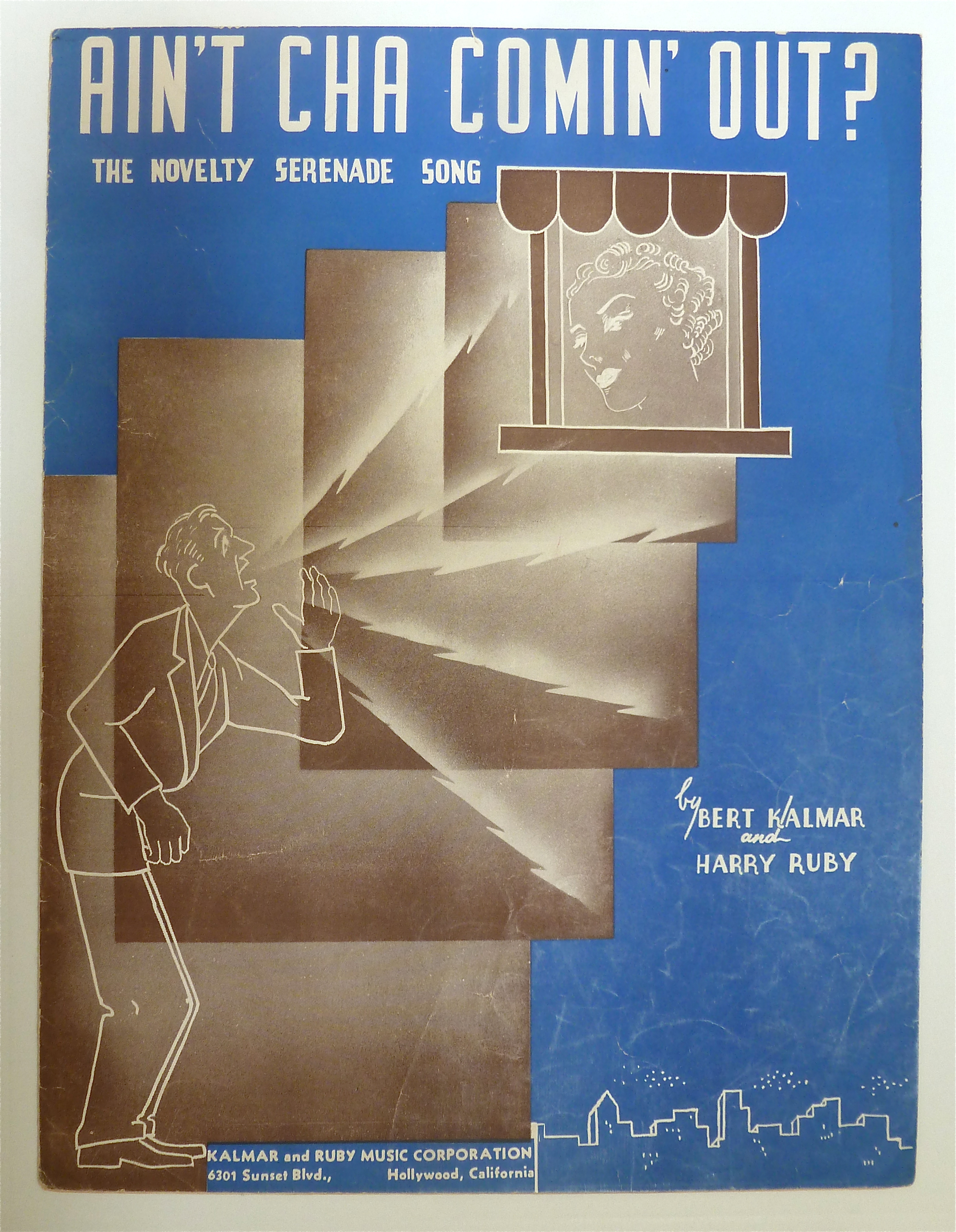 Sheet Music 1939 Ain't Cha Comin' Out?