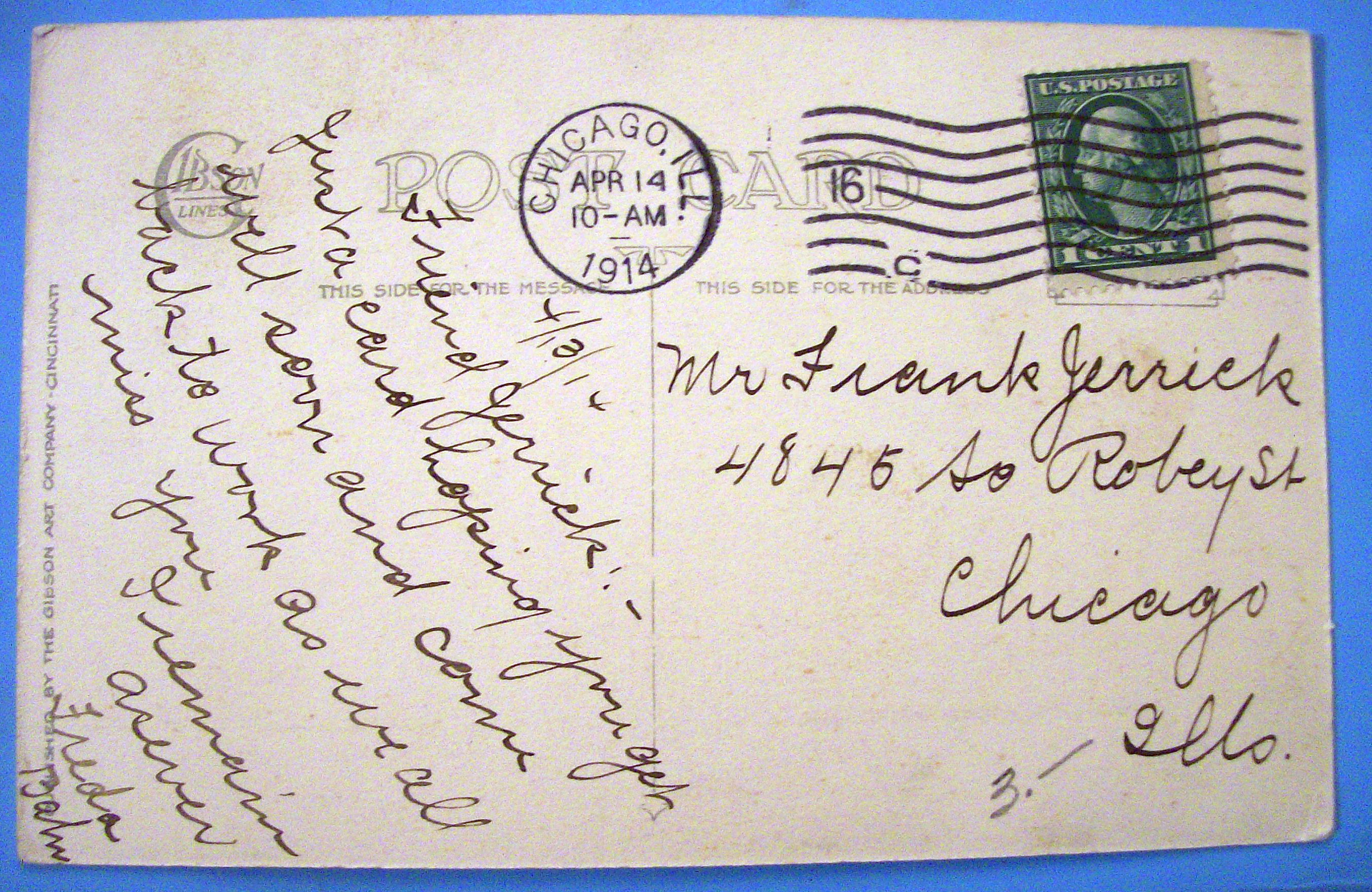 Beautiful Woman Postcard (Nicotine Dreams)