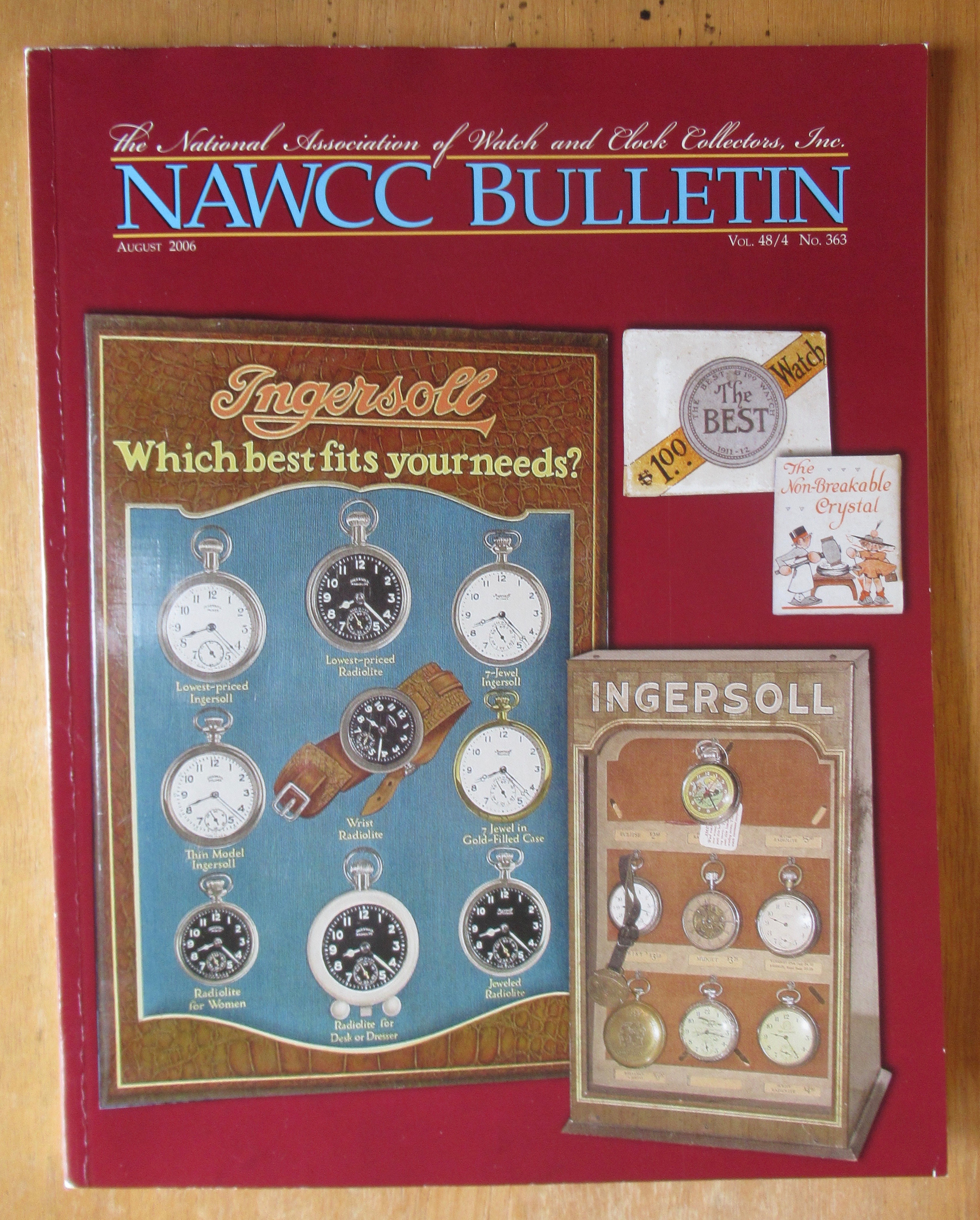 NAWCC Bulletin June 2006 Watch & Clock Collectors
