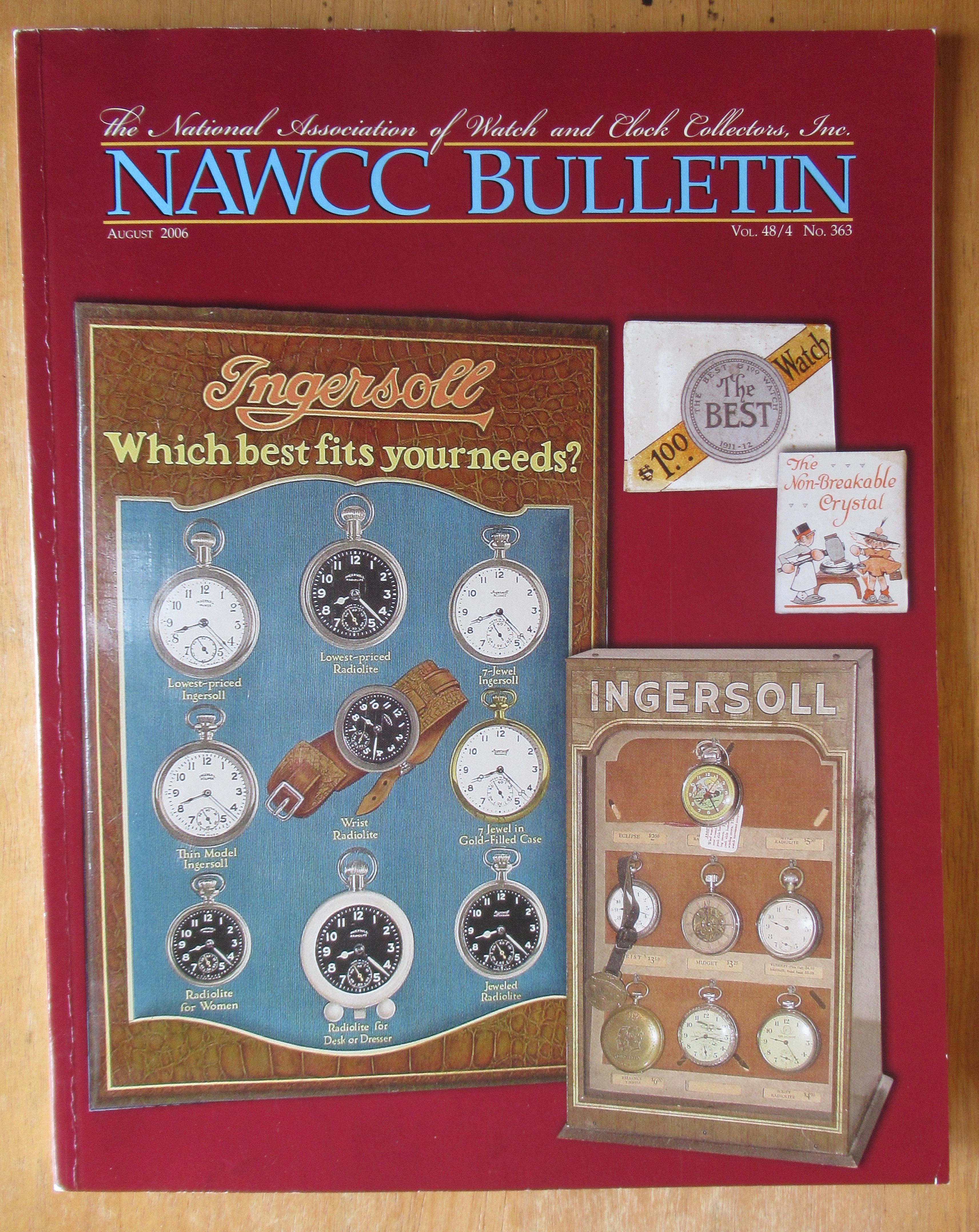 NAWCC Bulletin June 2006 Watch & Clock Collectors