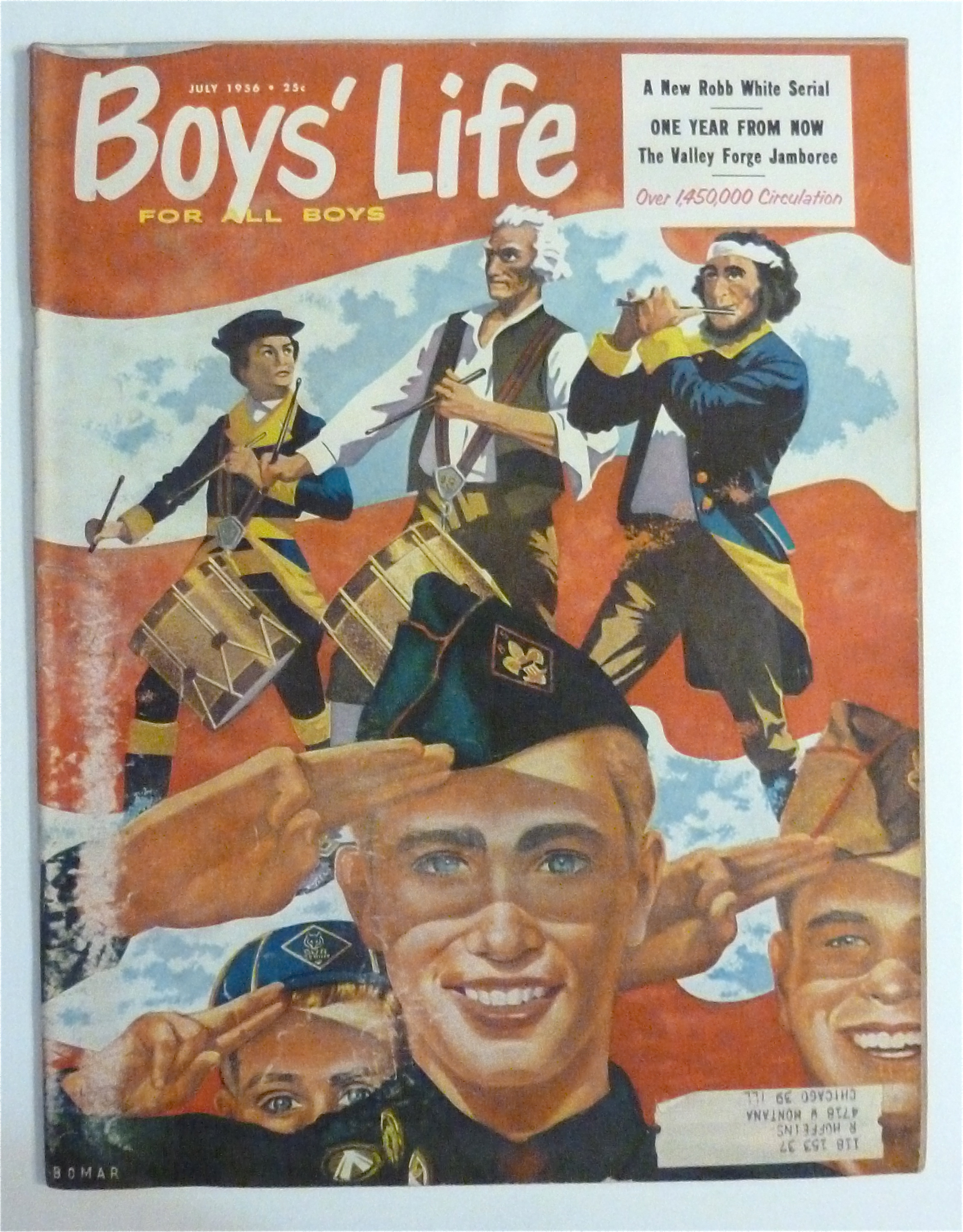 Boys' Life Magazine July 1956 Valley Forge Jamboree