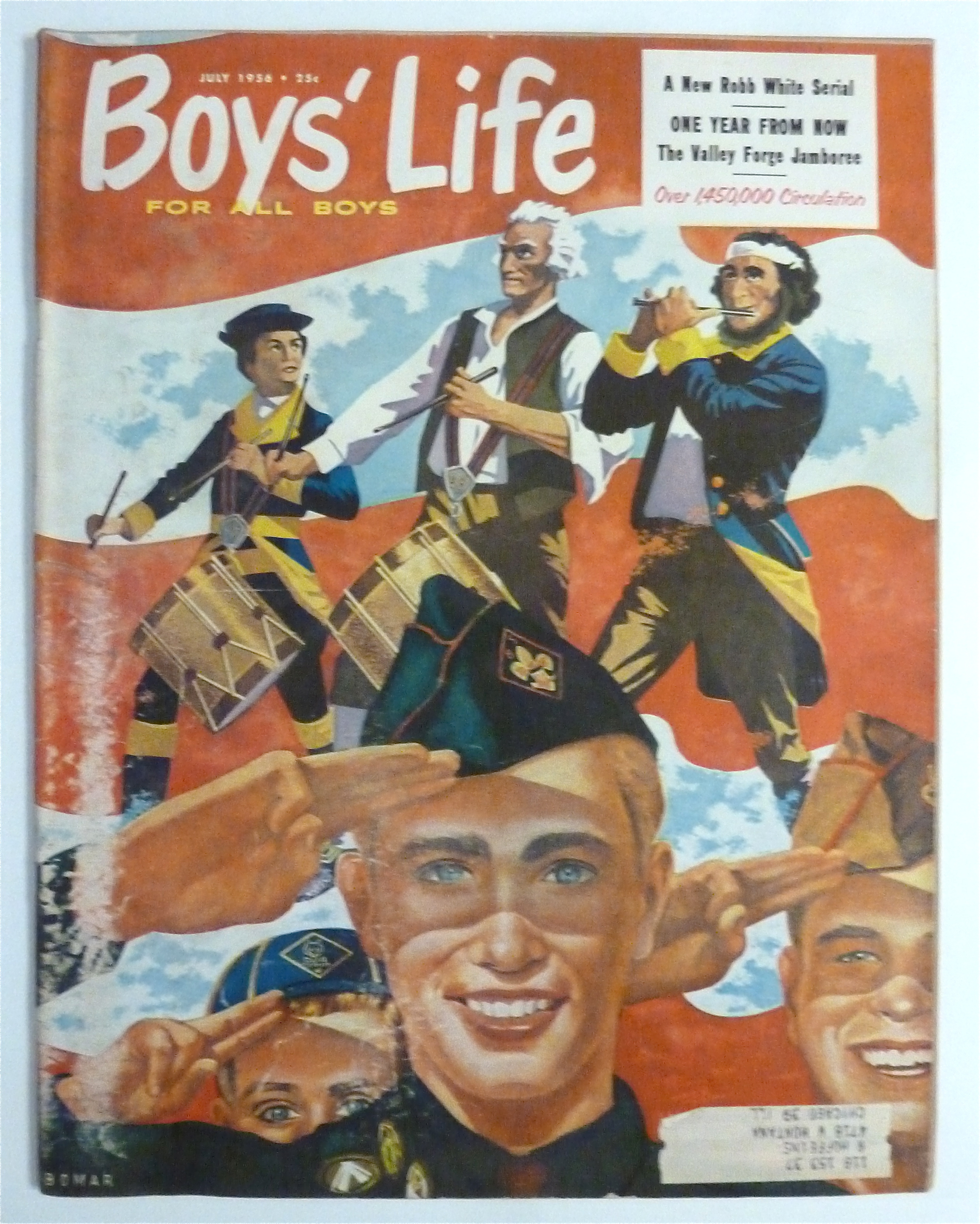 Boys' Life Magazine July 1956 Valley Forge Jamboree