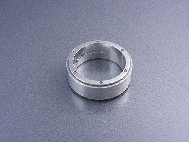 TIFFANY & Co Sterling Silver Mans Band Ring