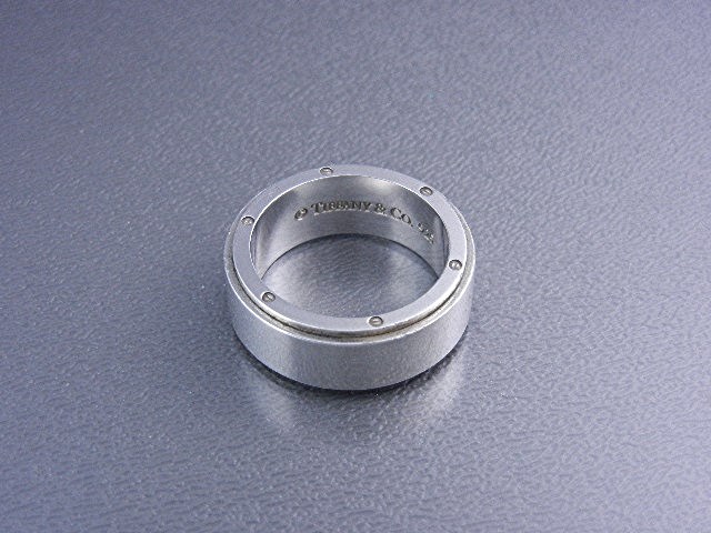 TIFFANY & Co Sterling Silver Mans Band Ring