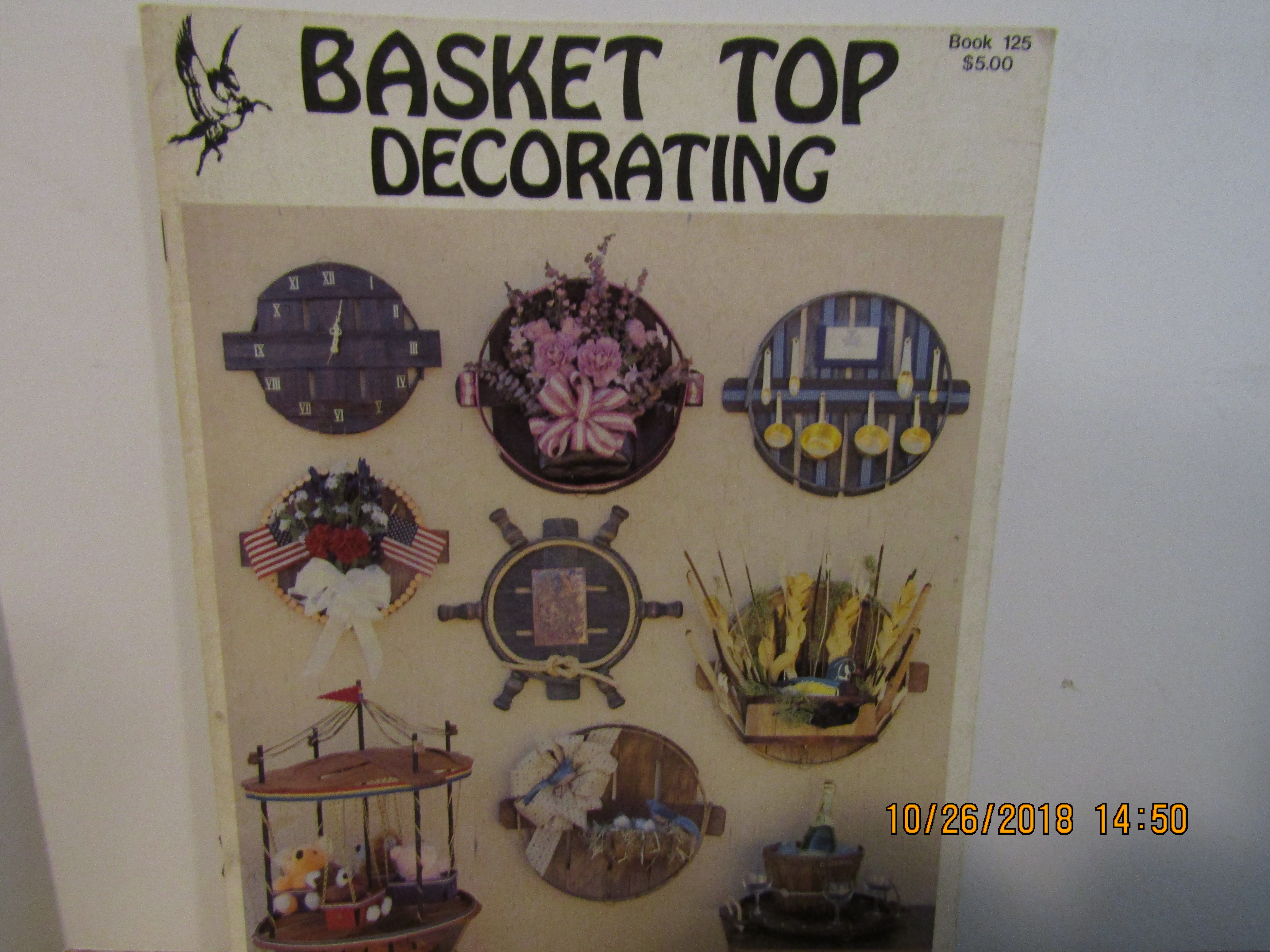 Pegasus Craft Book Basket Top Decorating  #125