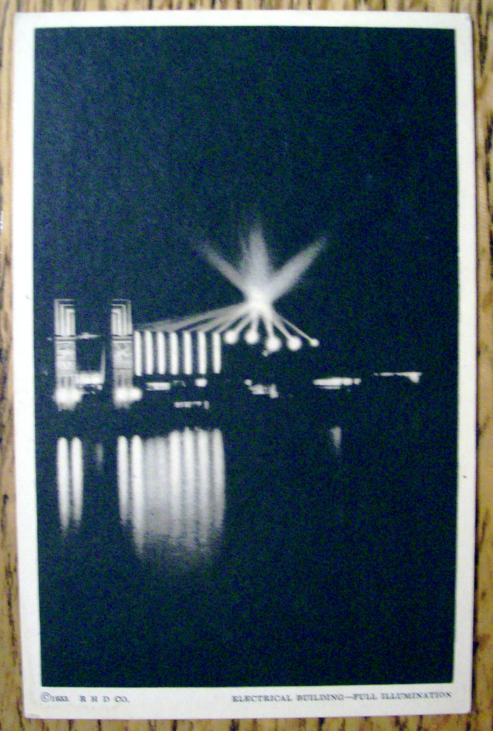 Electrical Building Full Illumination Postcard (Fair)