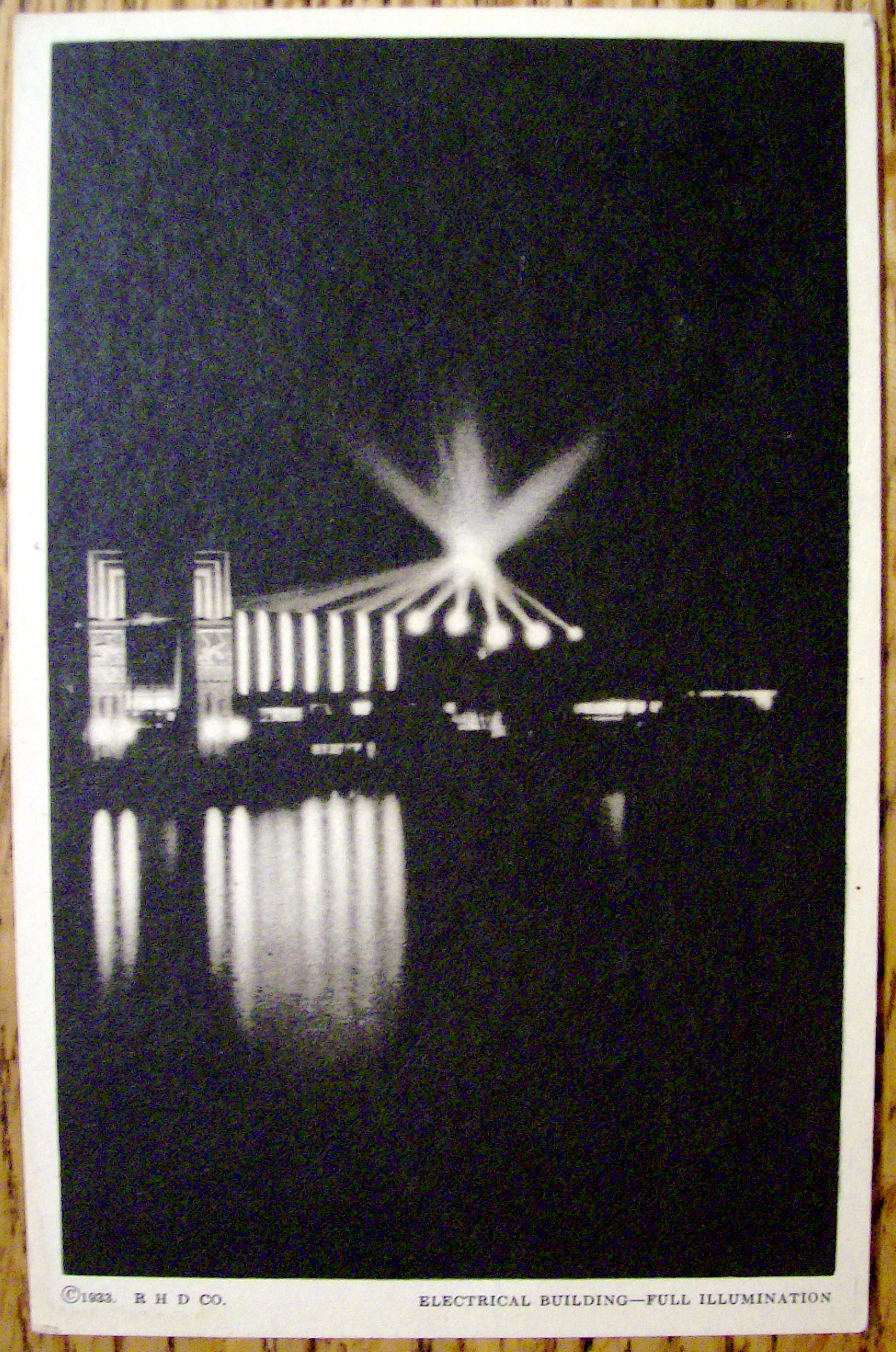 Electrical Building Full Illumination Postcard (Fair)