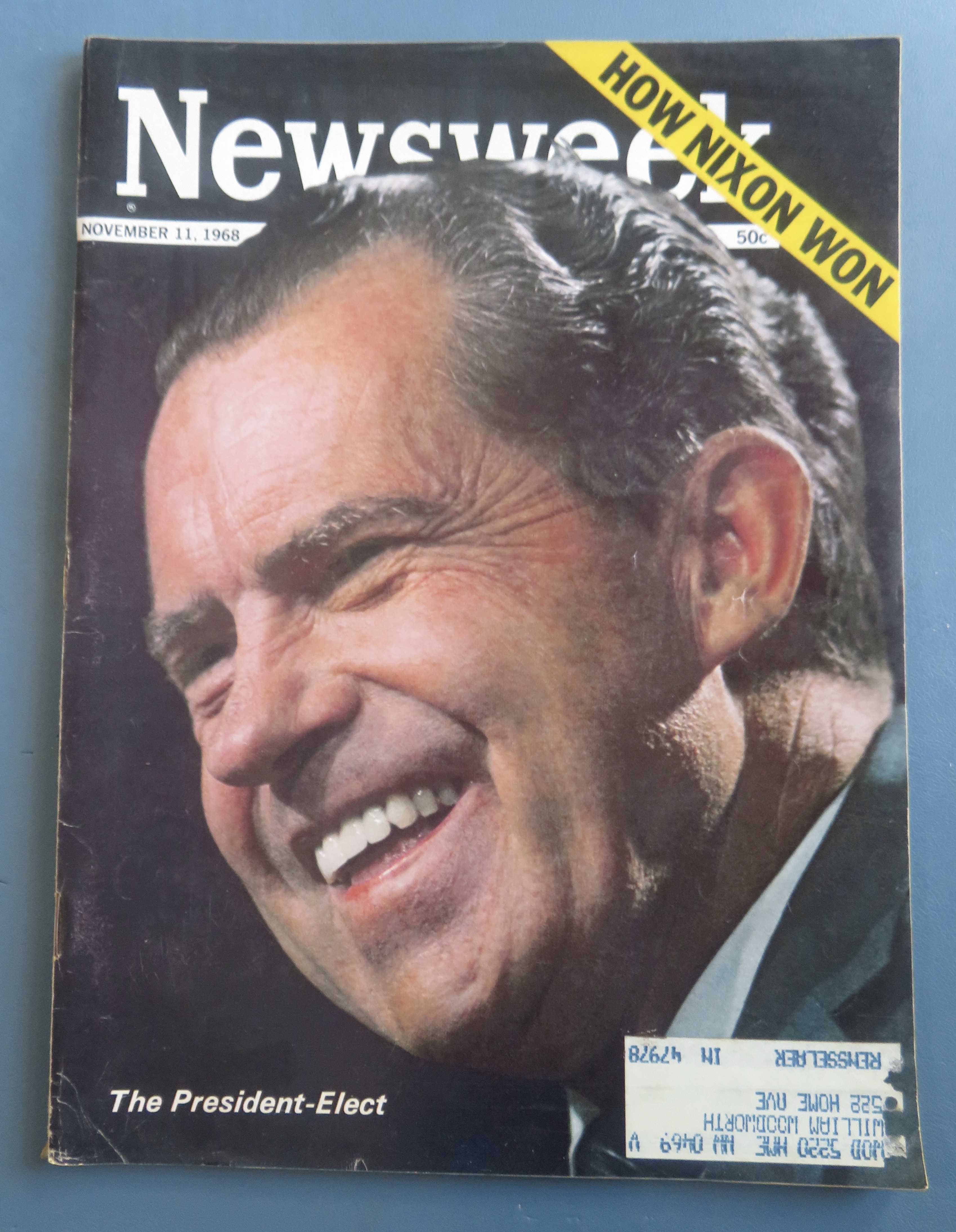 Newsweek Magazine November 11, 1968 How Nixon Won