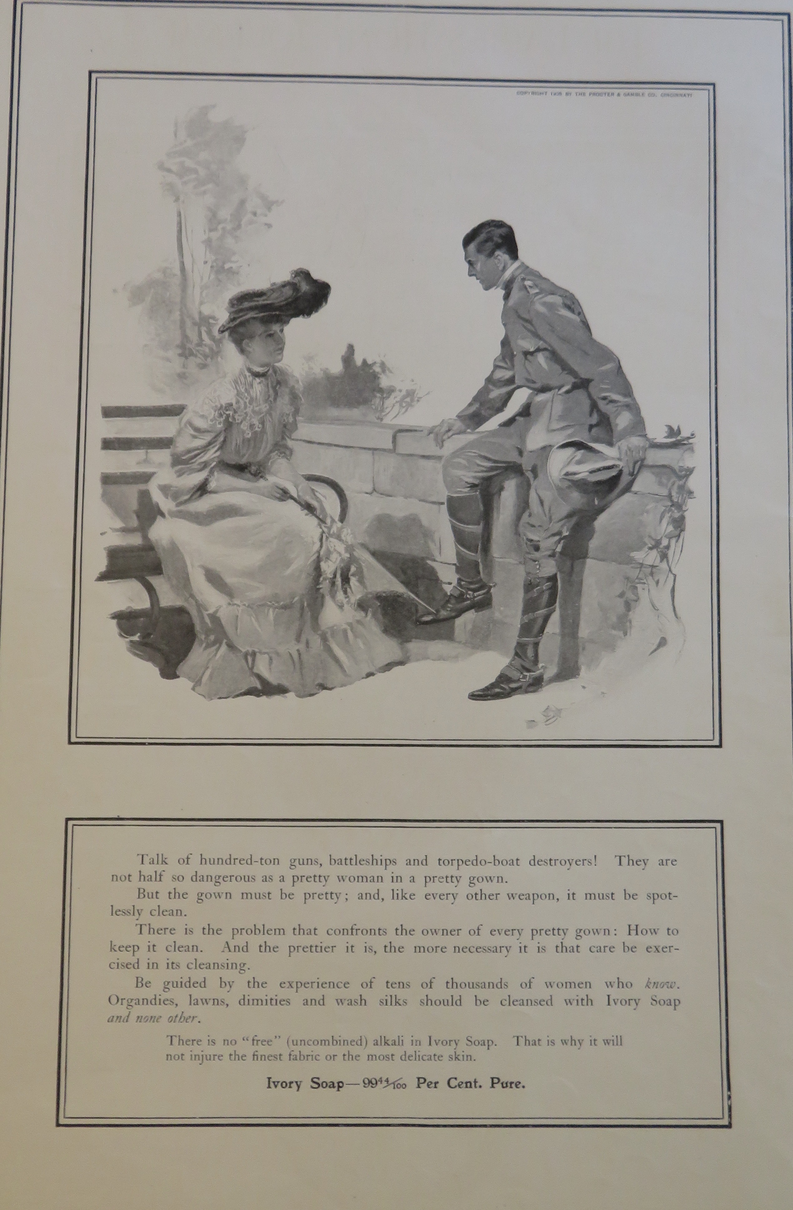 1905 Ivory Soap with Man & Woman Talking