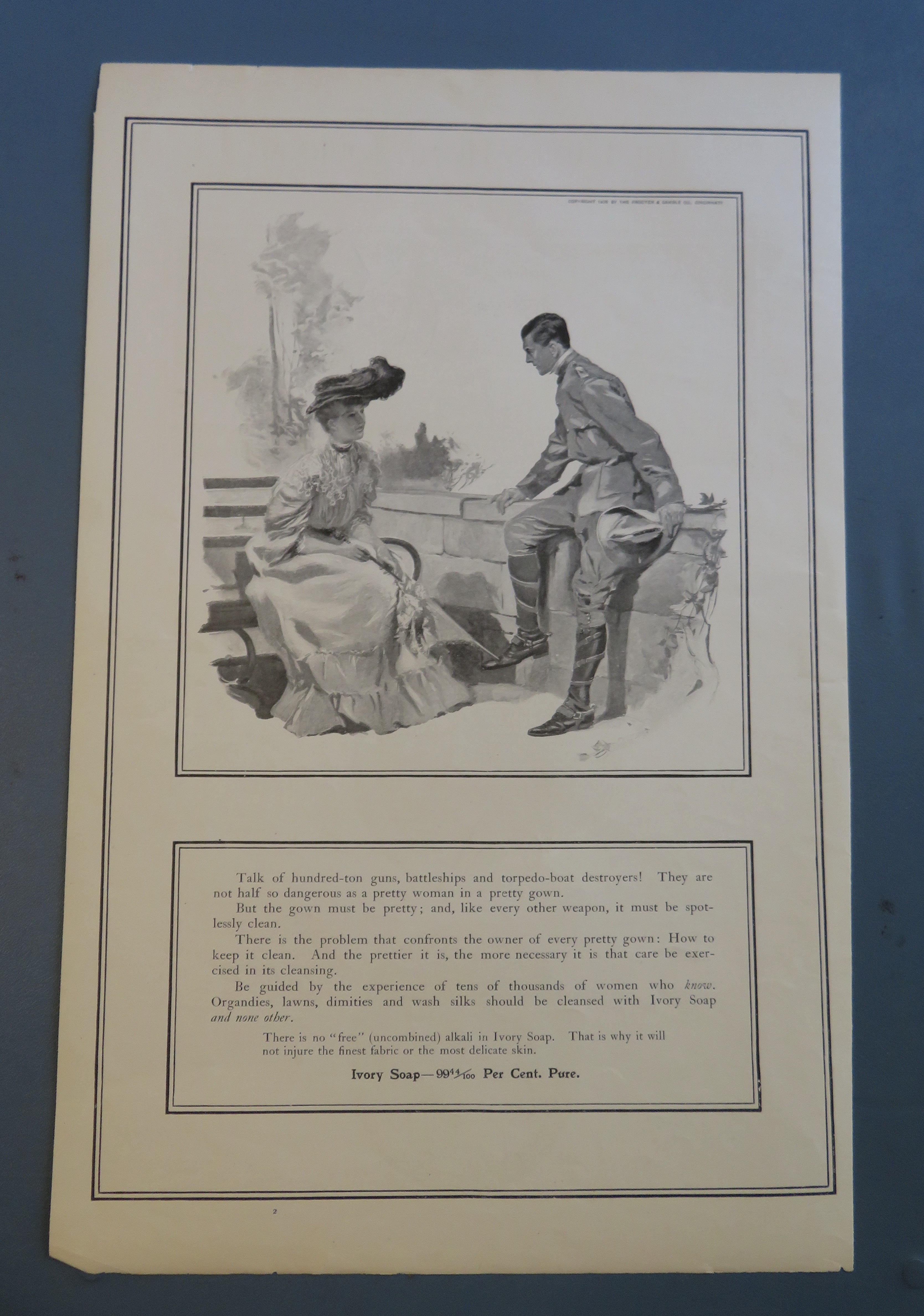 1905 Ivory Soap with Man & Woman Talking
