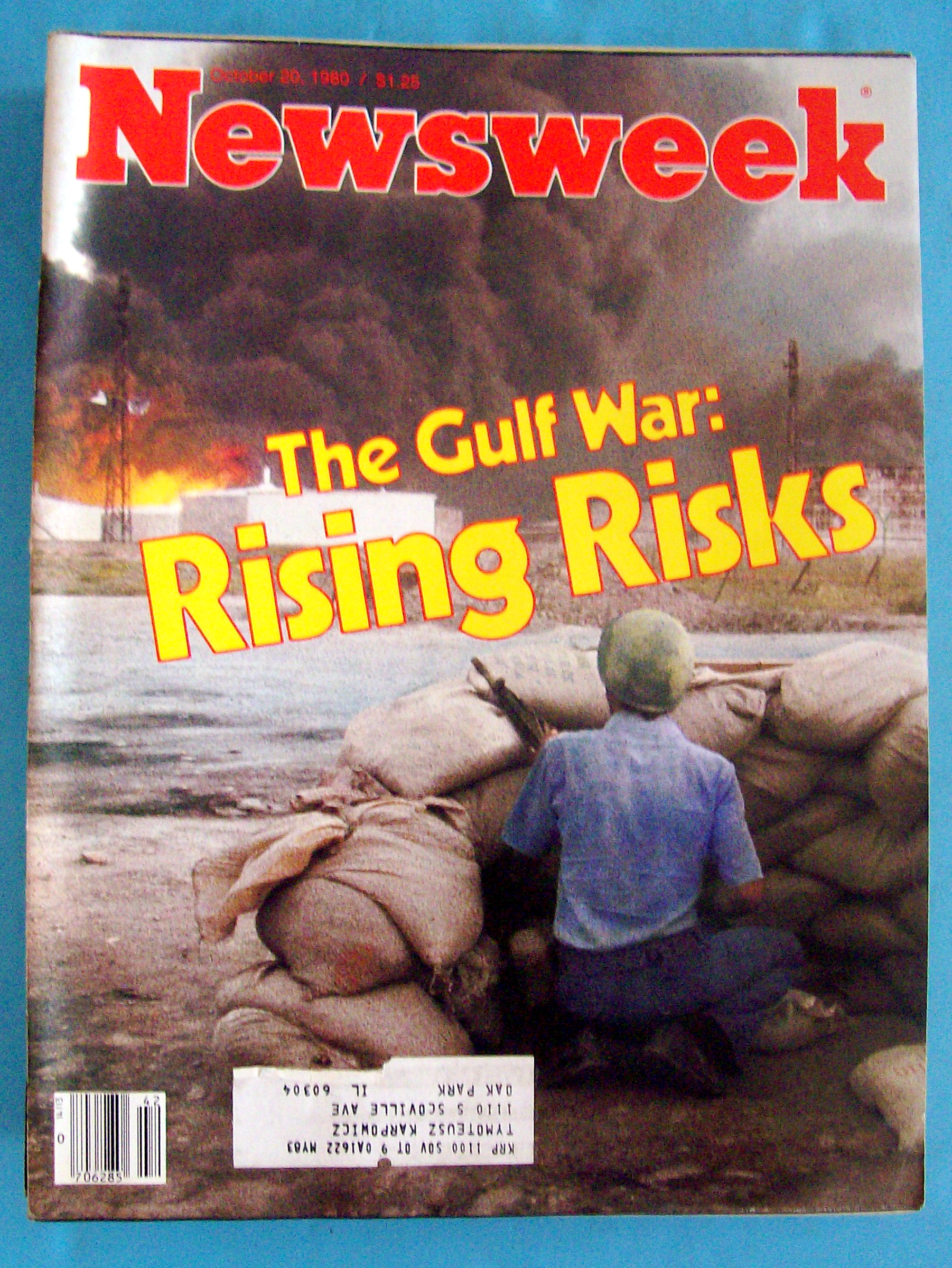 Newsweek Magazine - October 20, 1980 - The Gulf War