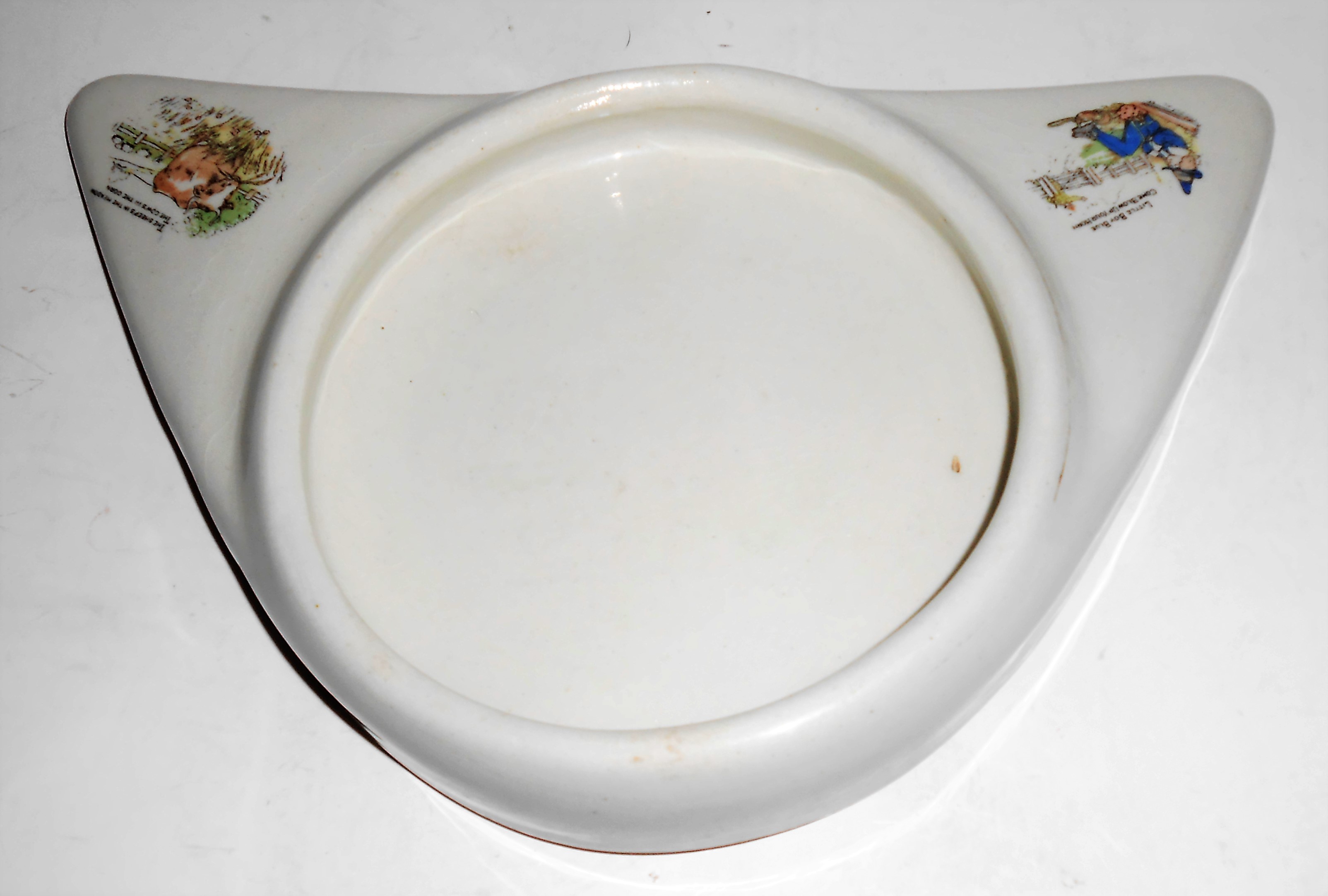 Antique Underwood's High Chair Baby Dish 1912 Nursery