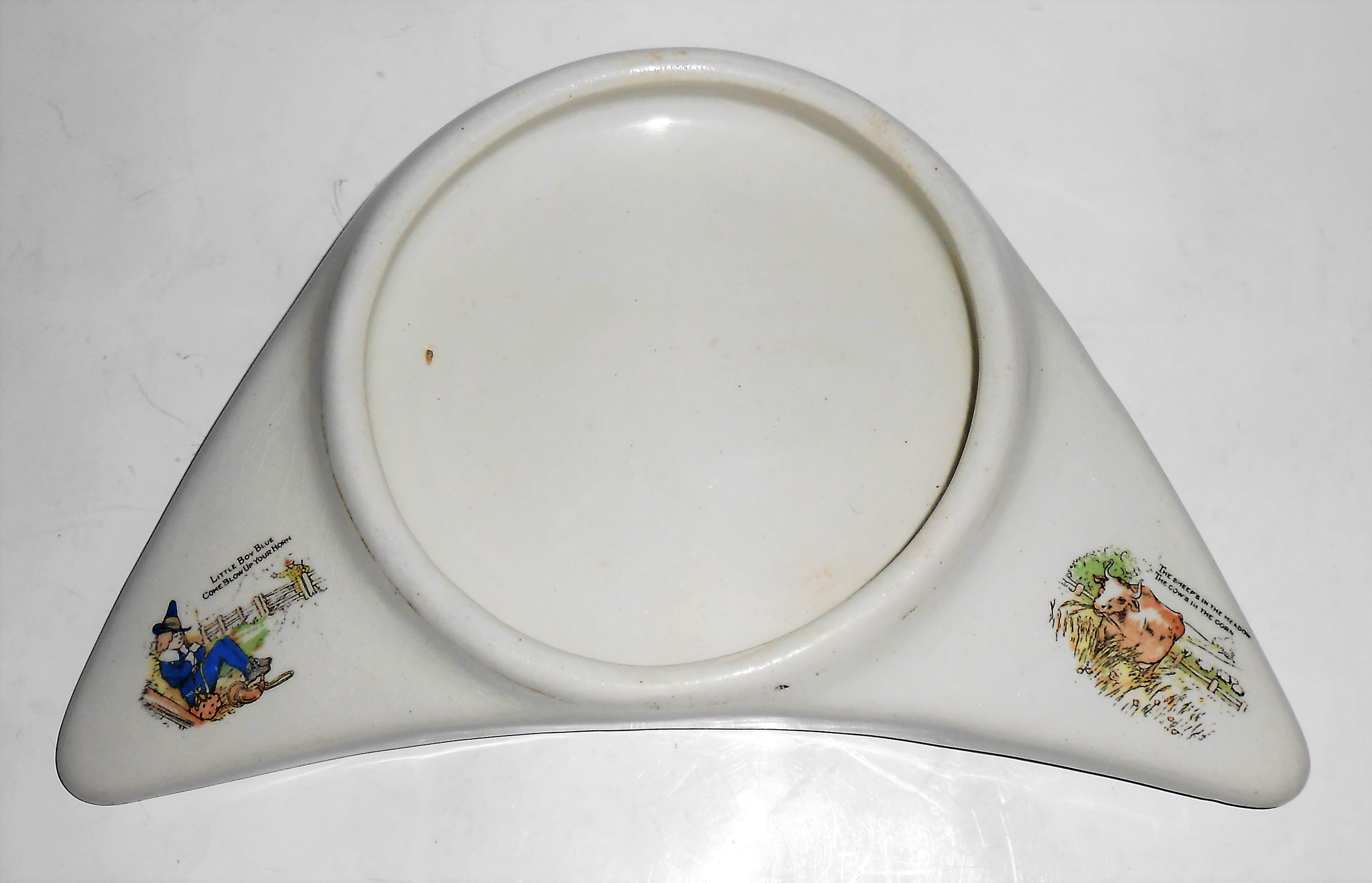 Antique Underwood's High Chair Baby Dish 1912 Nursery