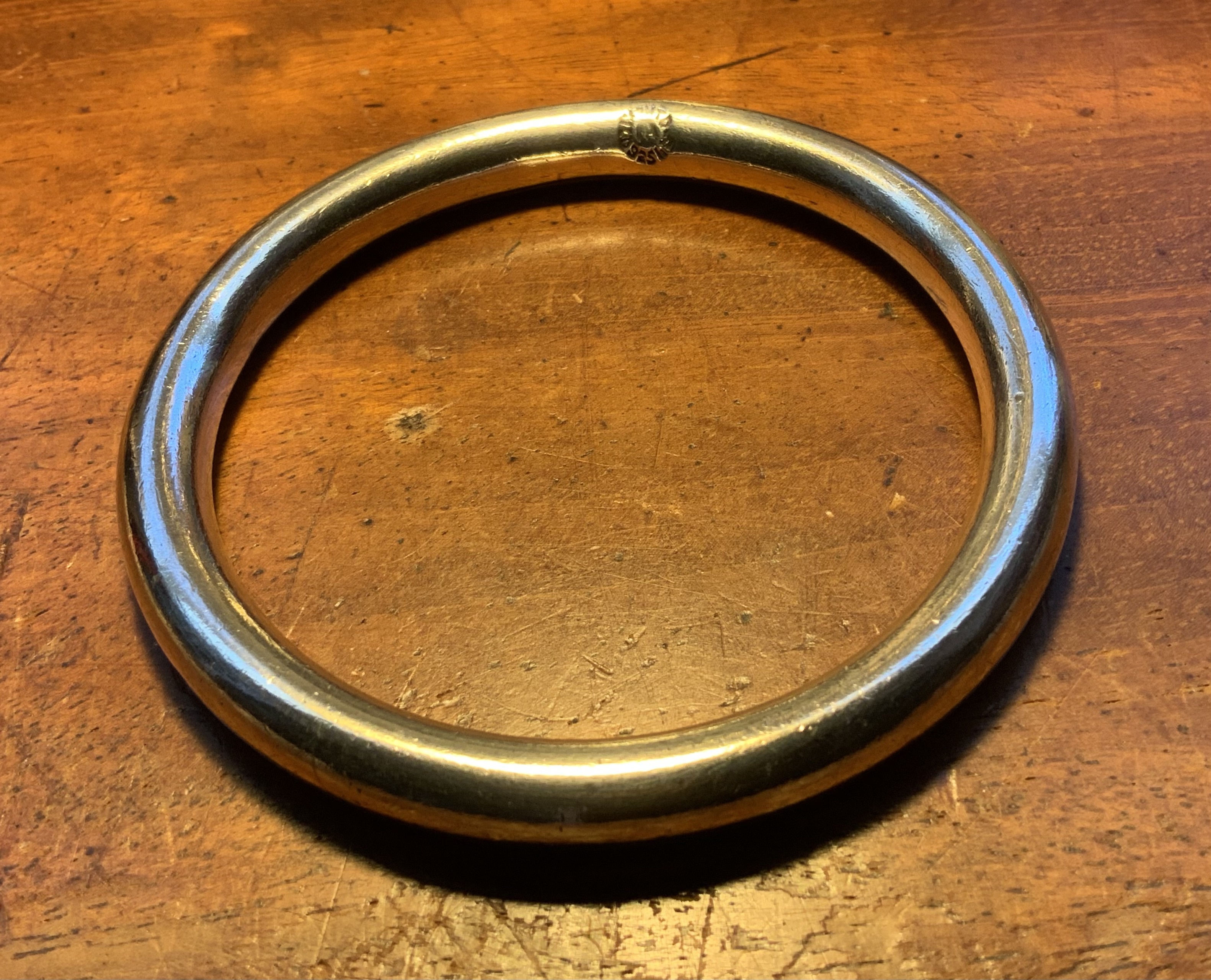 Taxco Mexico Sterling Silver Bangle Bracelet