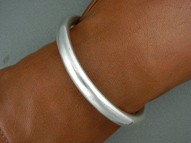 Taxco Mexico Sterling Silver Bangle Bracelet