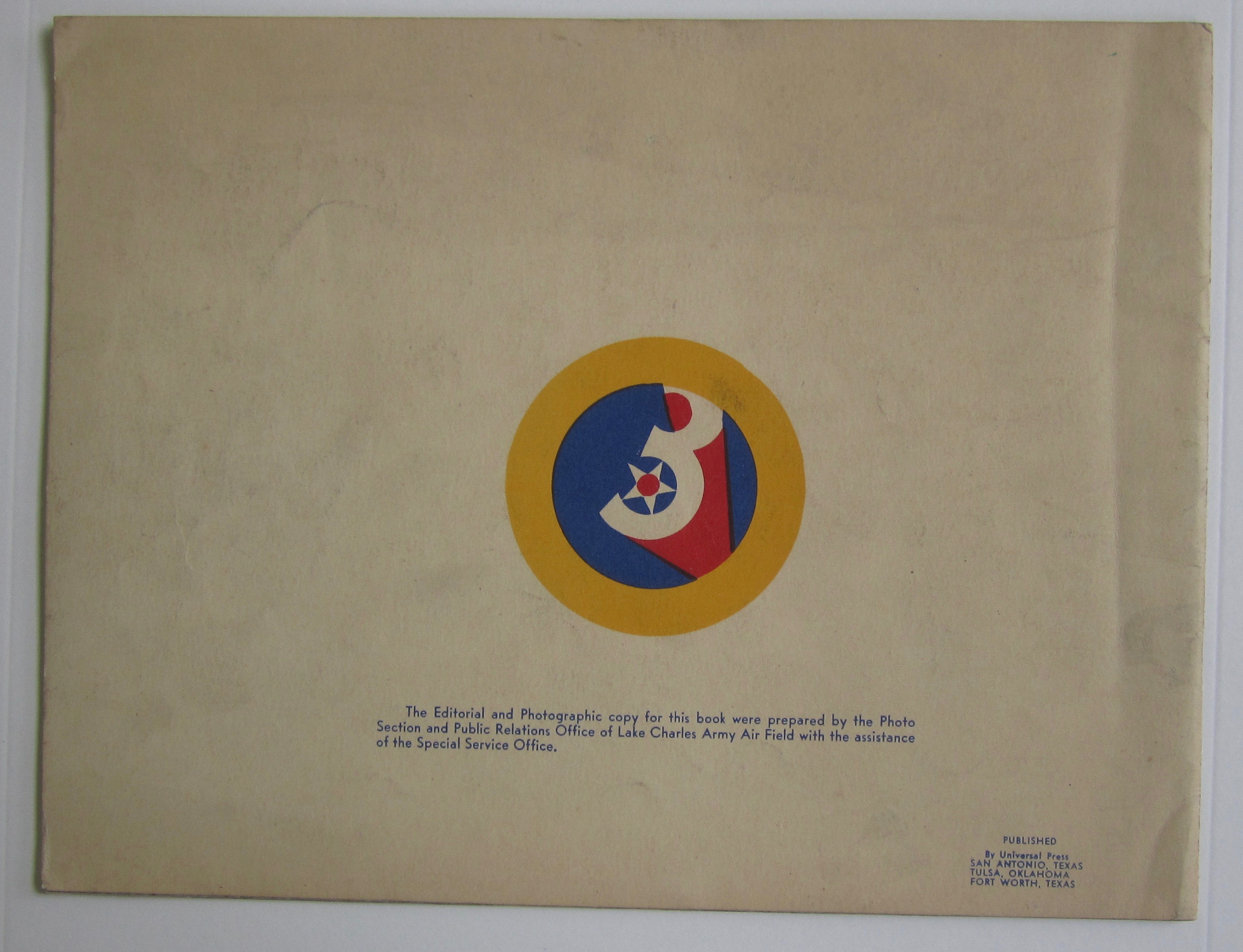 1940's Lake Charles Army Air Field Booklet