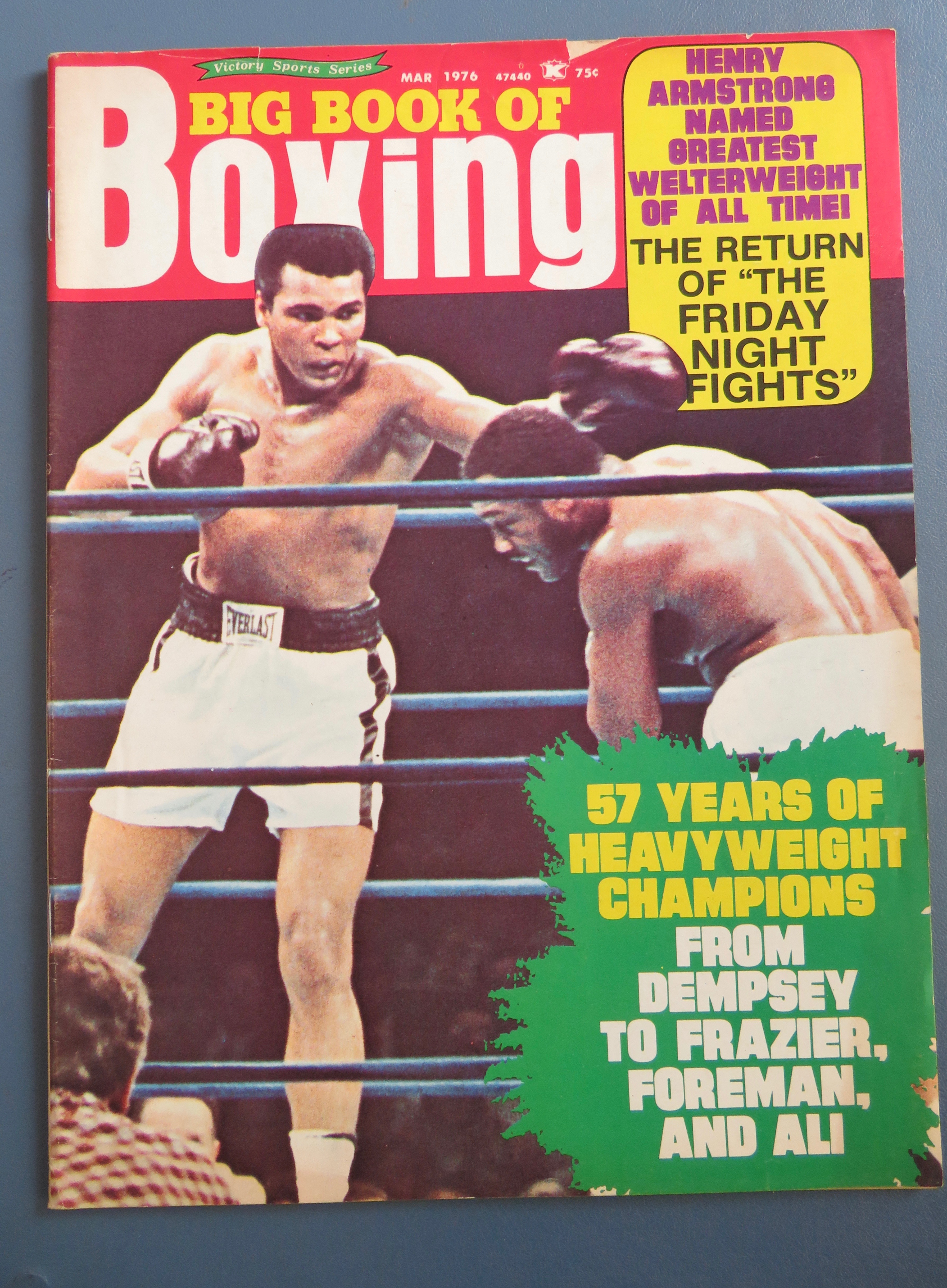 Big Book Of Boxing Magazine March 1976 Ali/Frazier