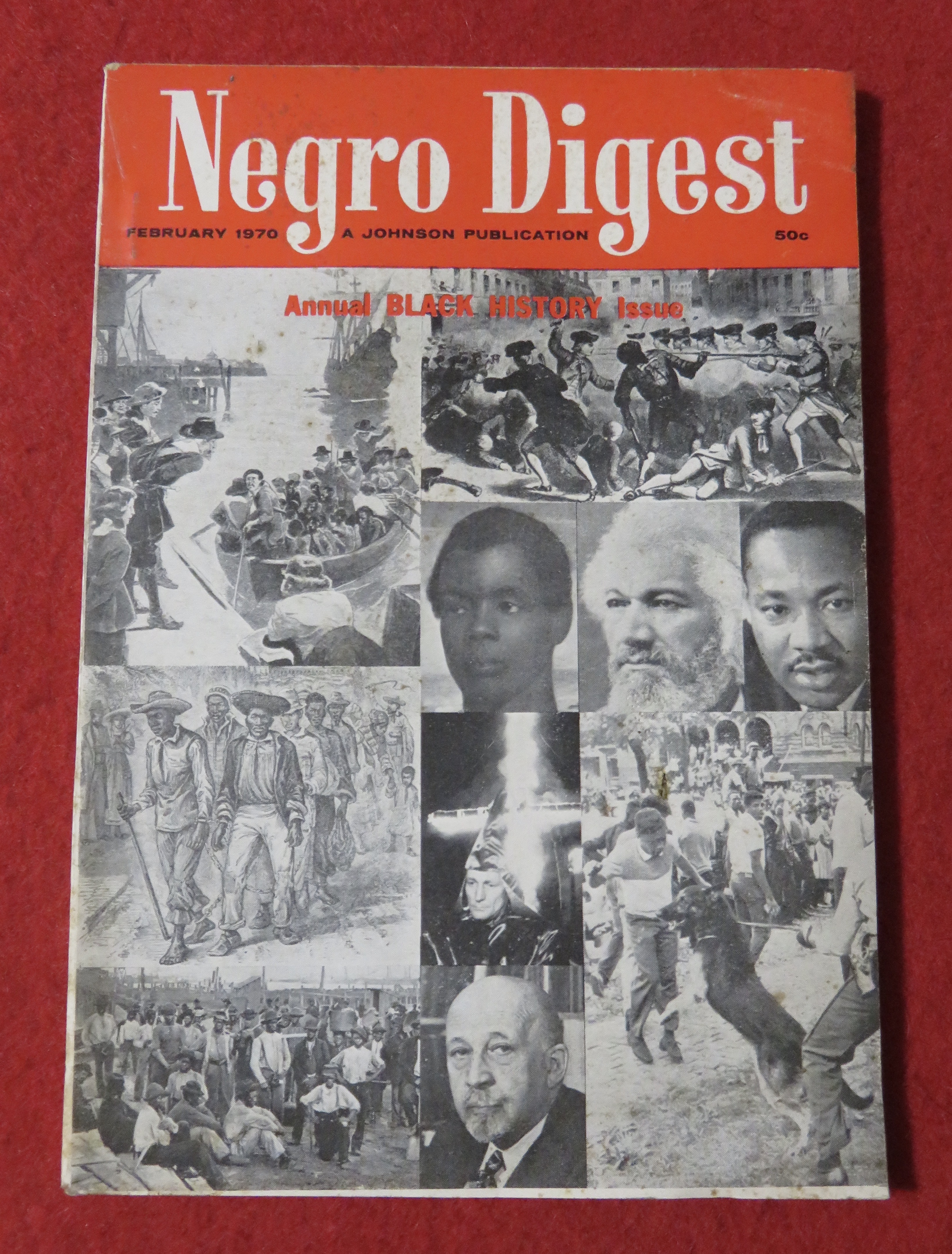 Negro Digest Magazine February 1970 Black History Issue