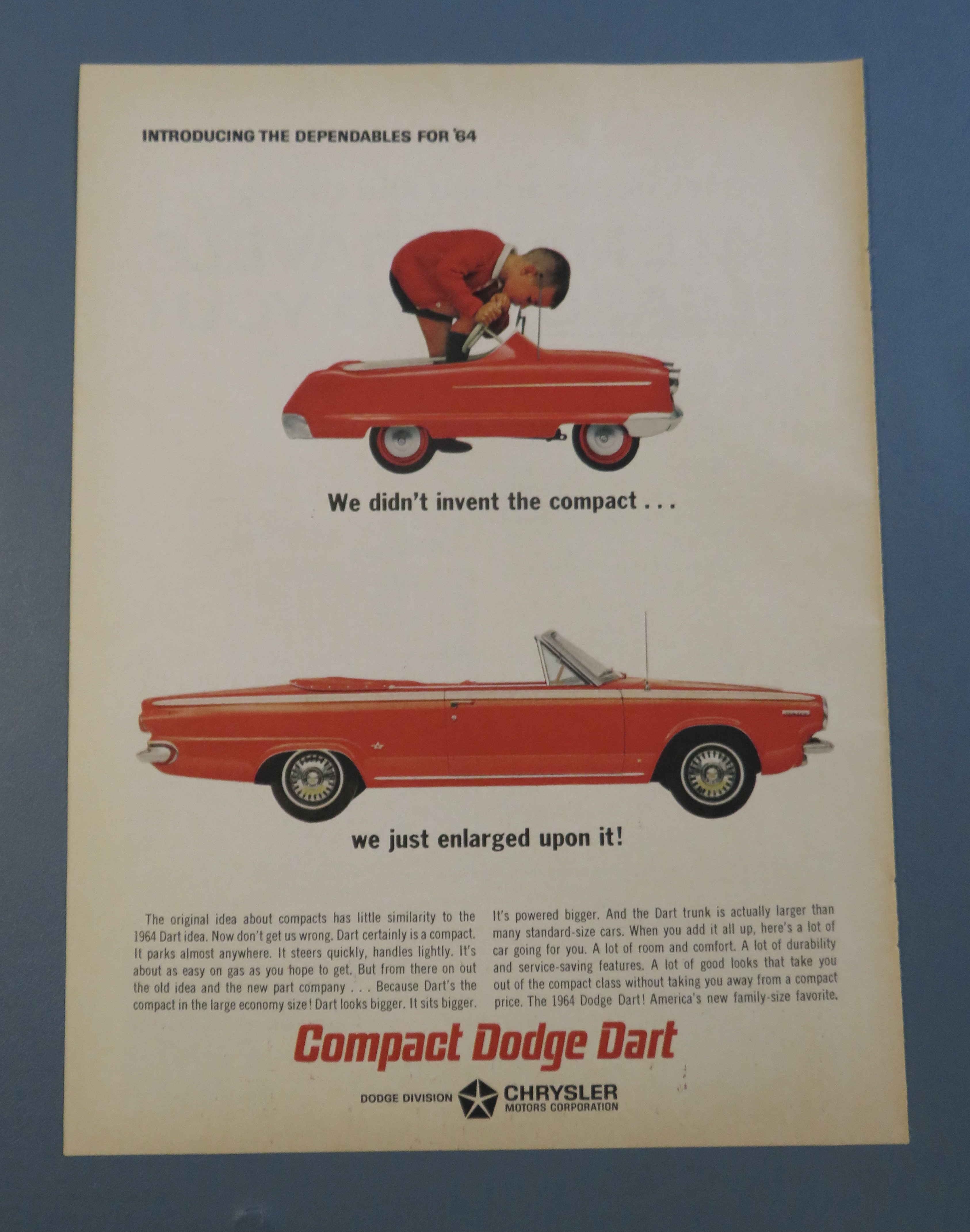 1963 Chrysler Automobile with Compact Dodge Dart