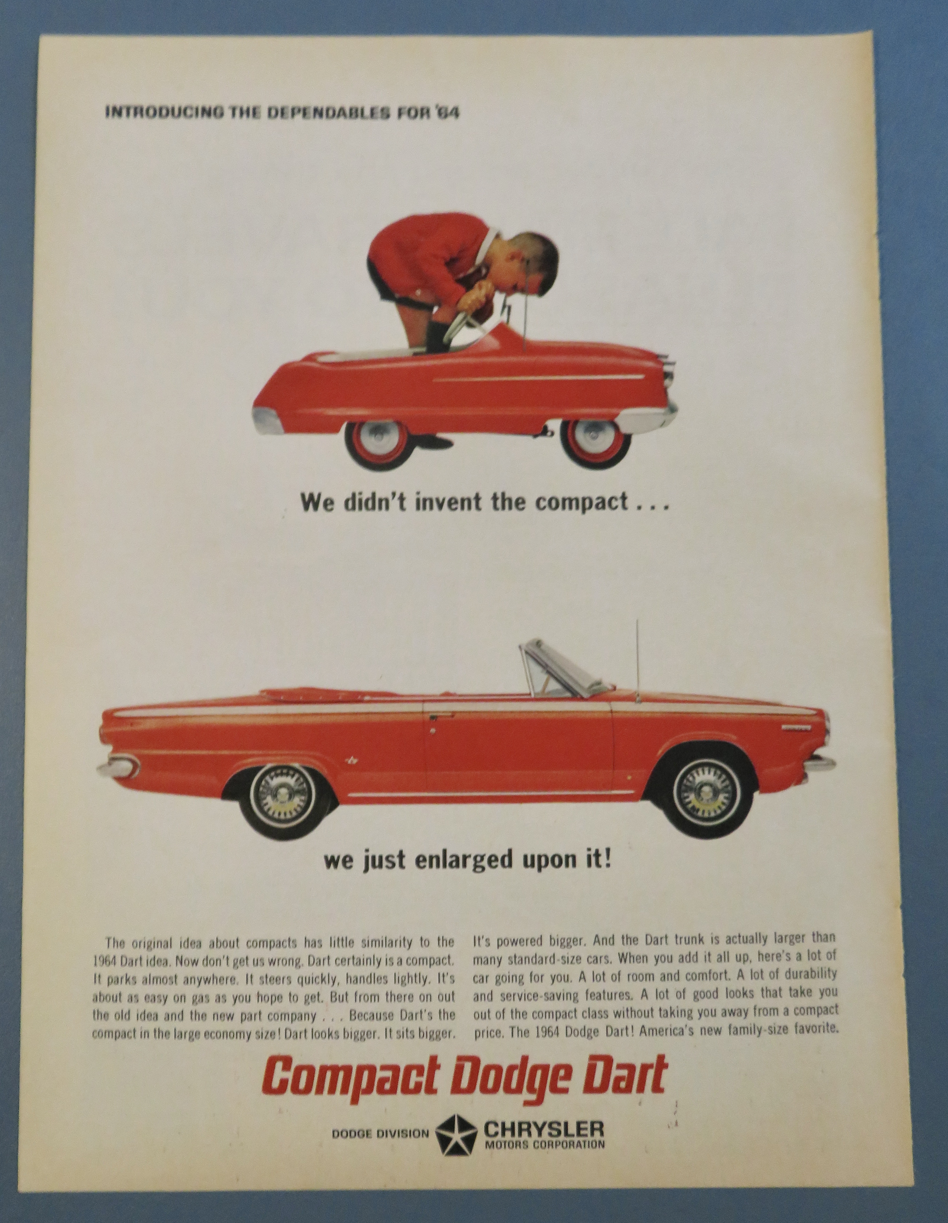 1963 Chrysler Automobile with Compact Dodge Dart