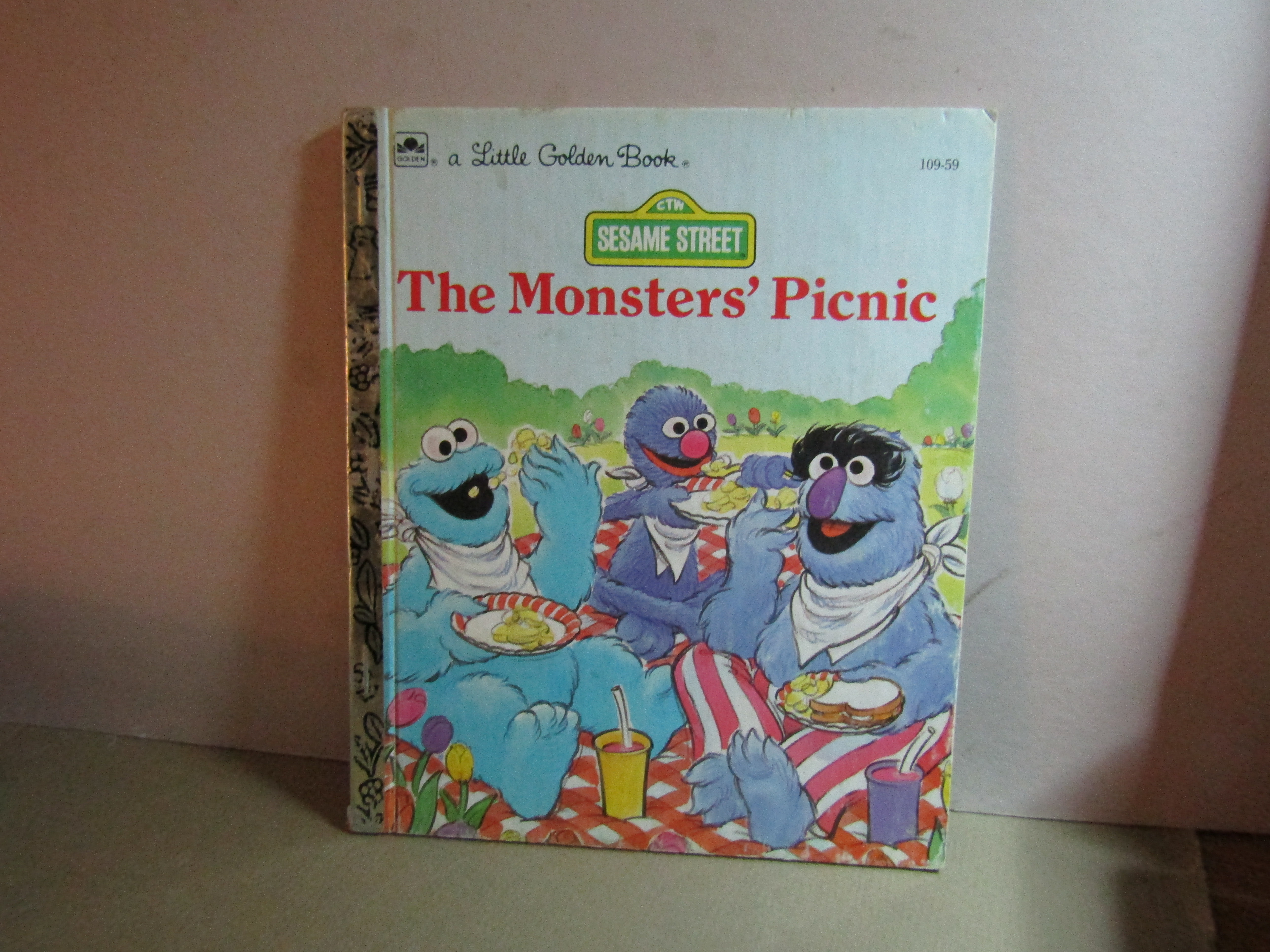 Little Golden Book Sesame Street The Monsters' Picnic