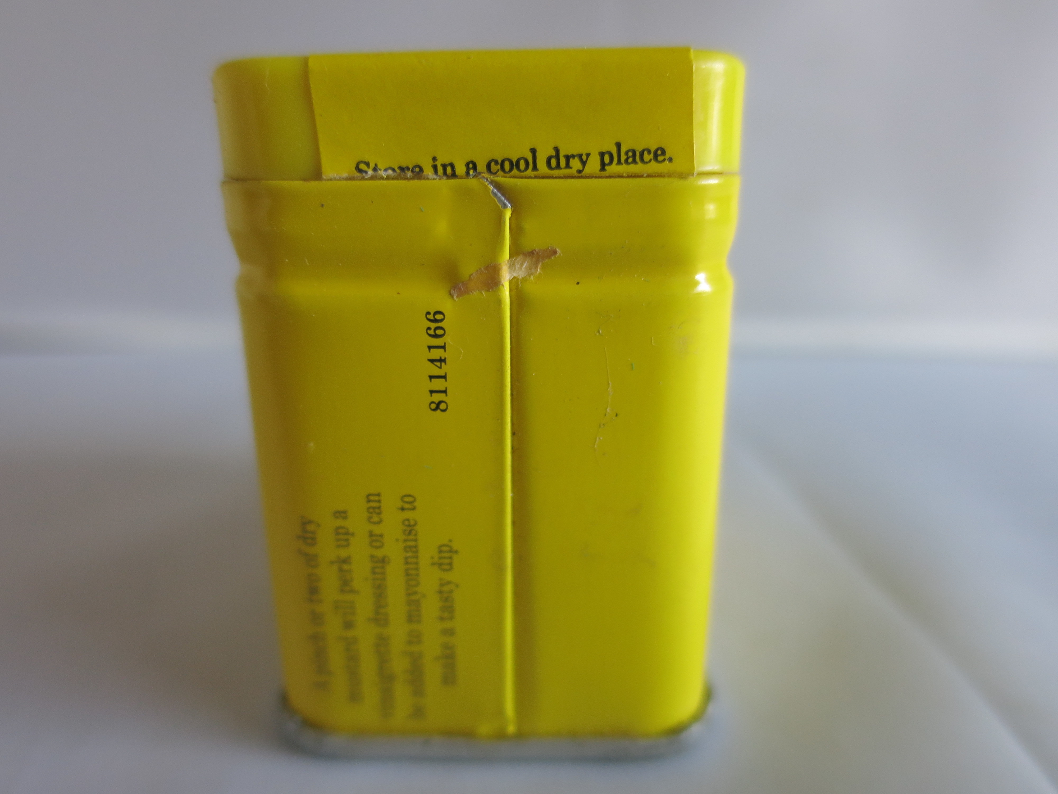 Colmans Original English Mustard Tin .75 oz. 21g