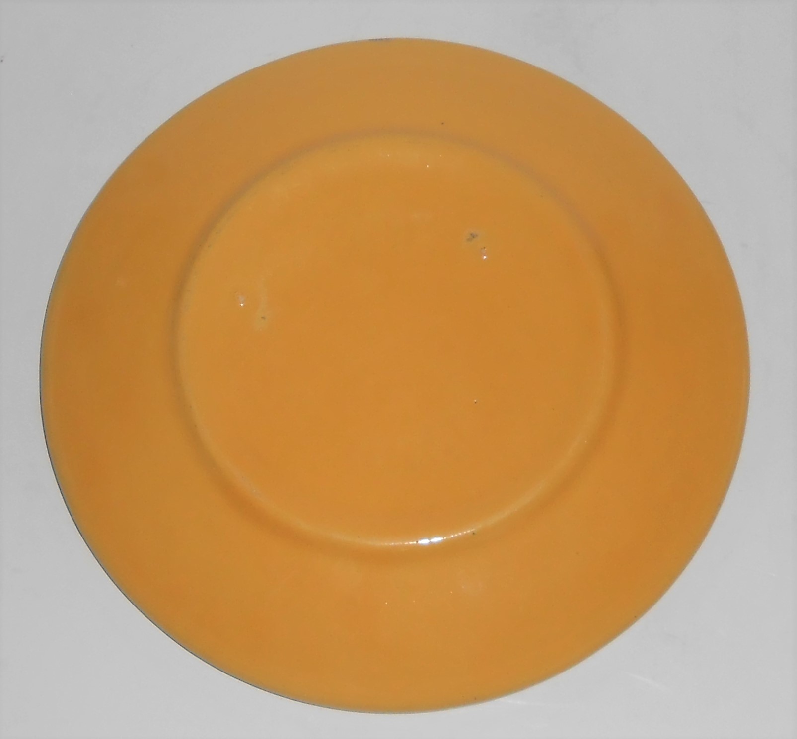 Bauer Pottery Ring Ware Yellow Butter Dish Base