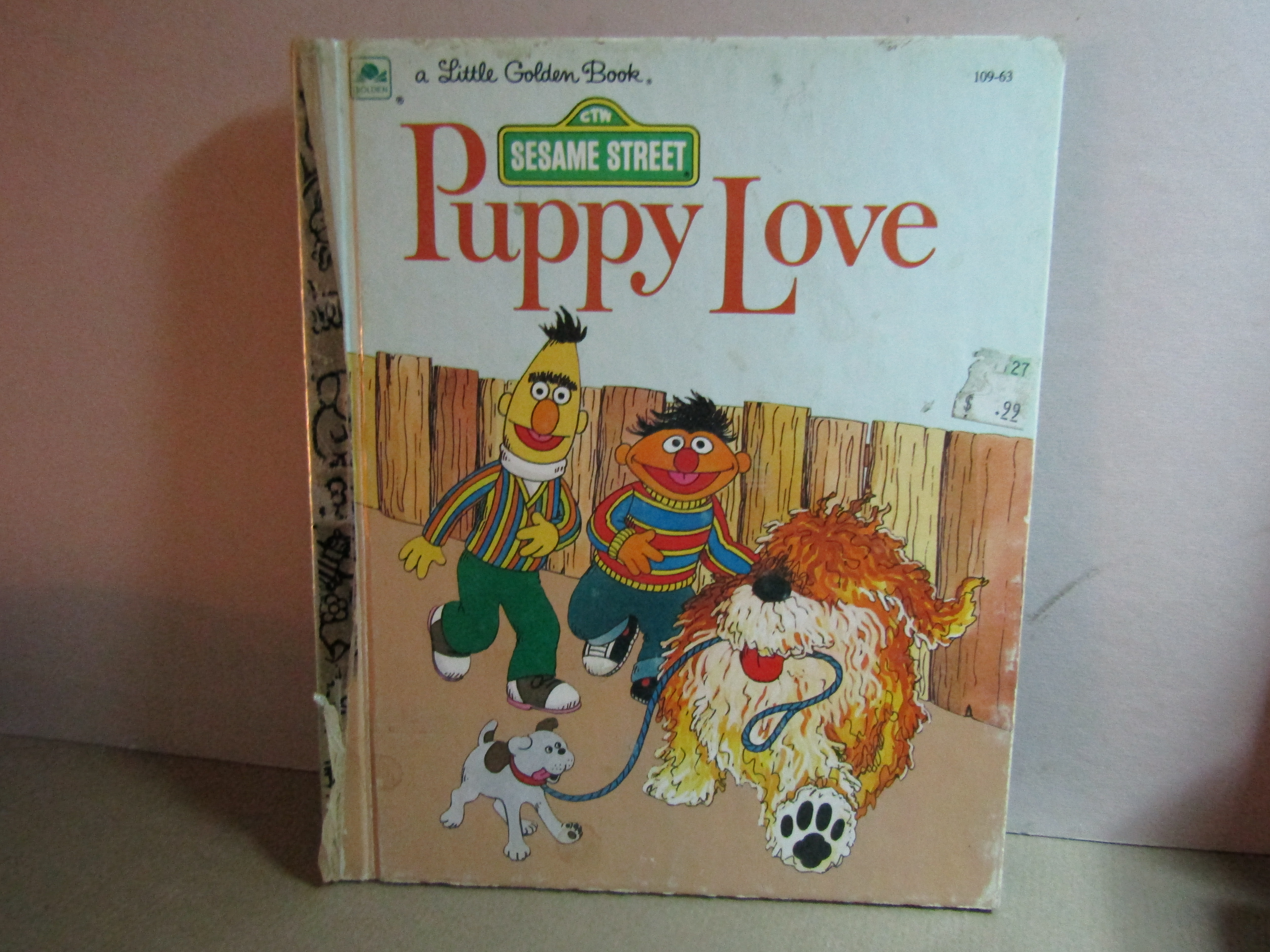 Little Golden Book Sesame Street Puppy Love