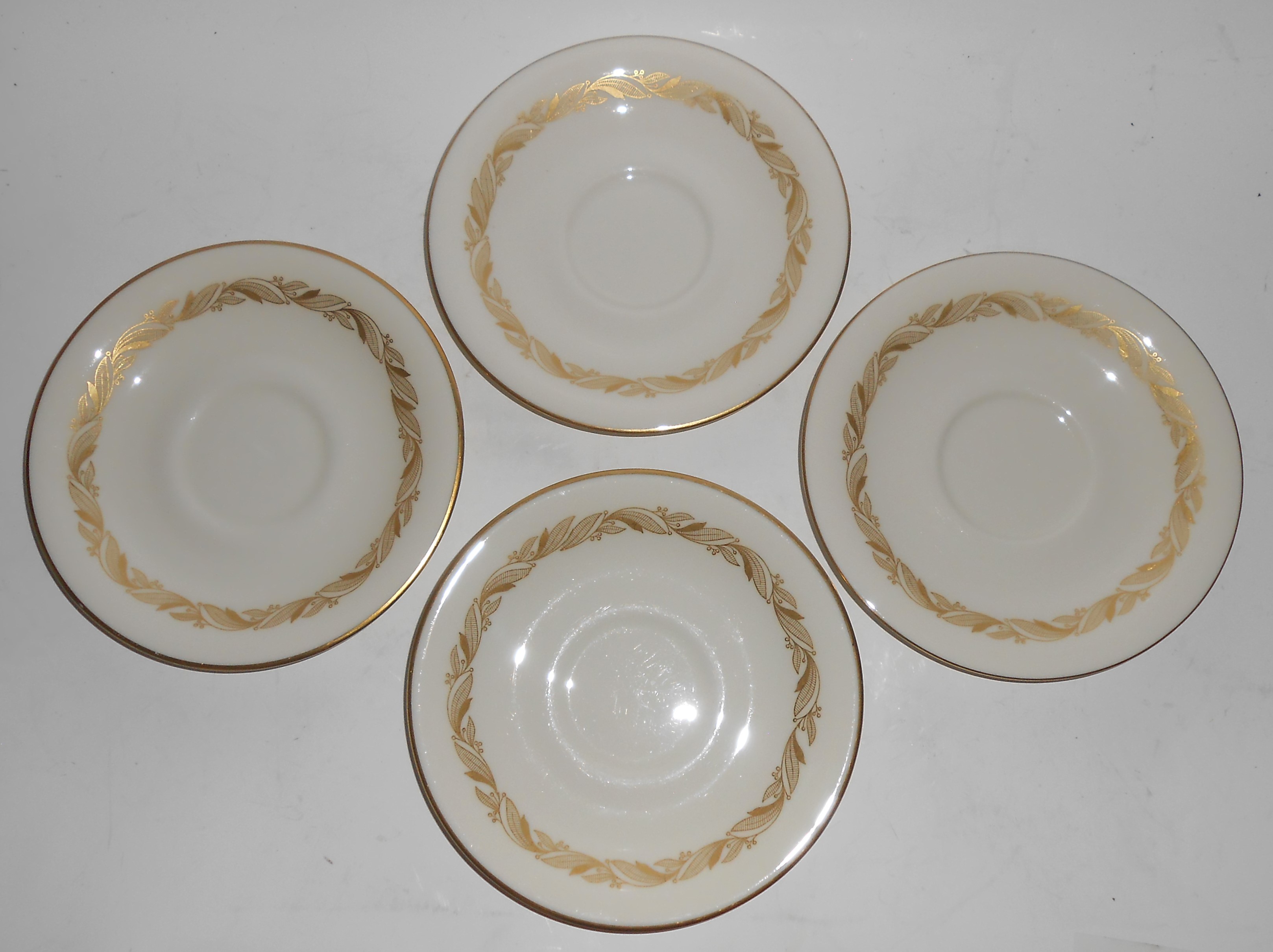 Castleton China Carlton Set/4 Saucers