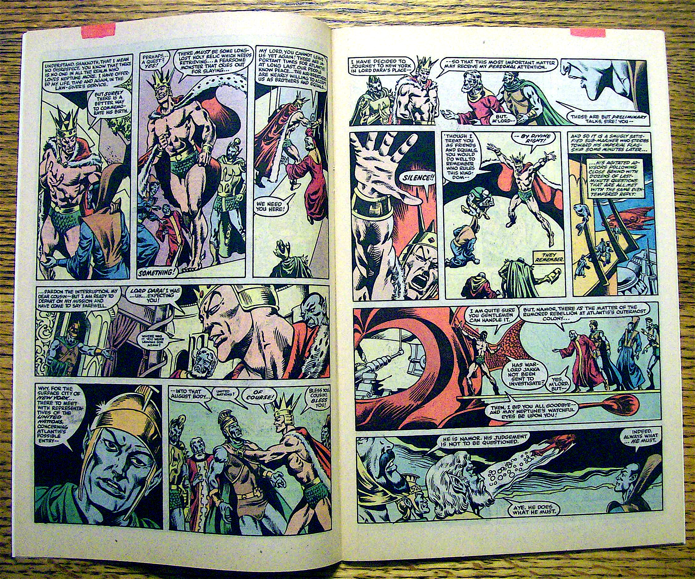 Prince Namor Sub-Mariner Comic #1 September 1984