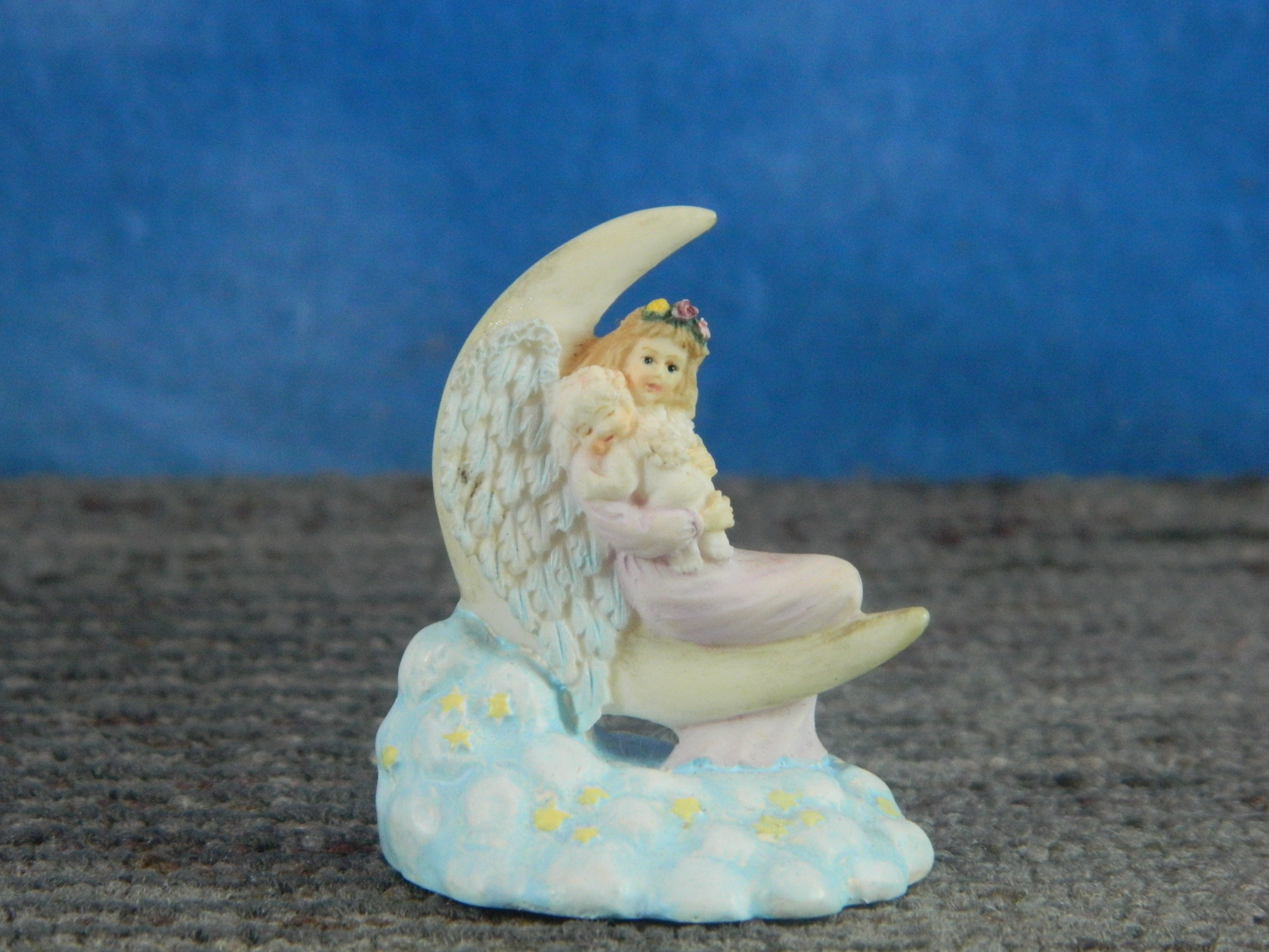 Enesco Angel With Baby on the Moon